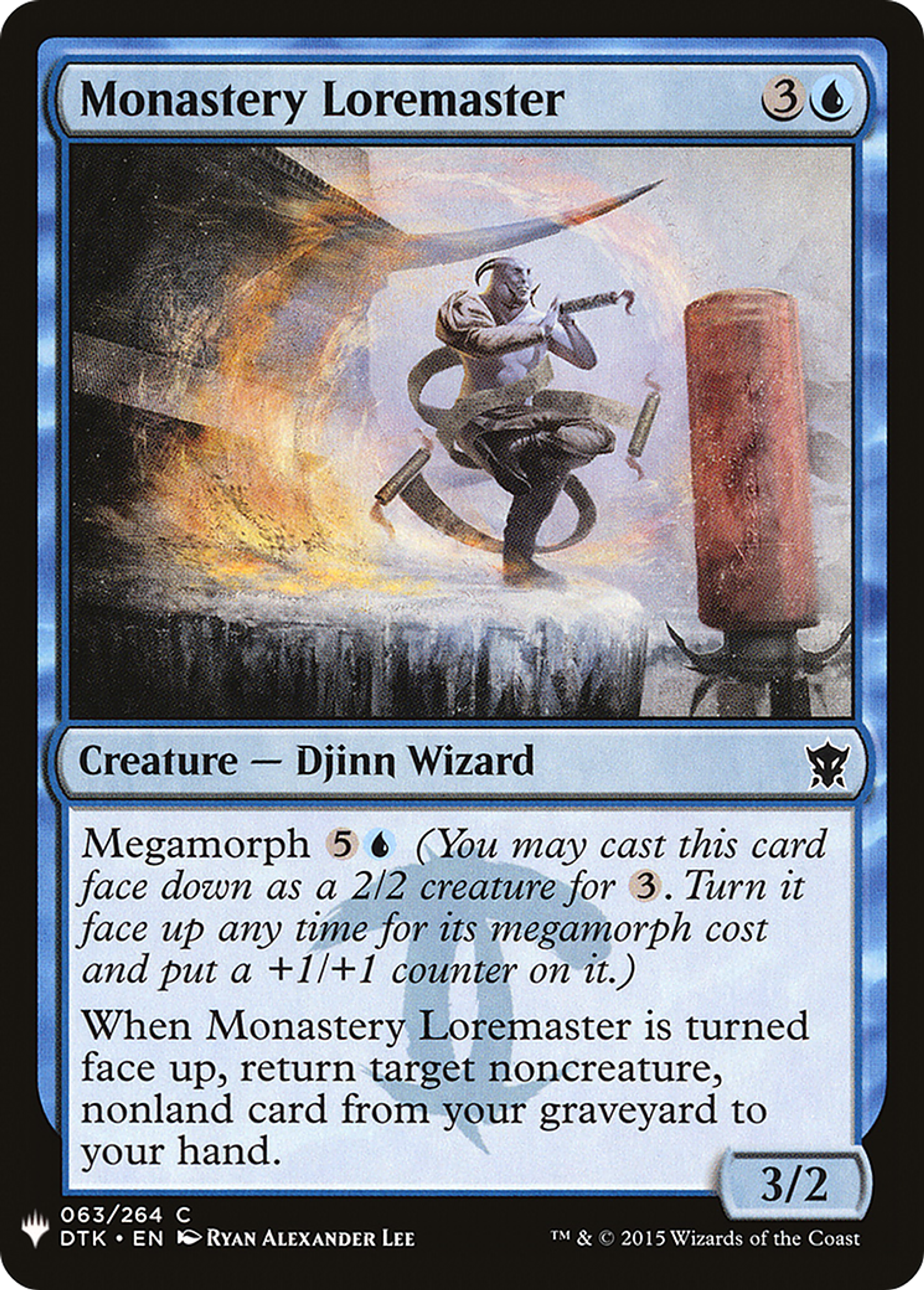 Monastery Loremaster — The List — Magic: The Gathering