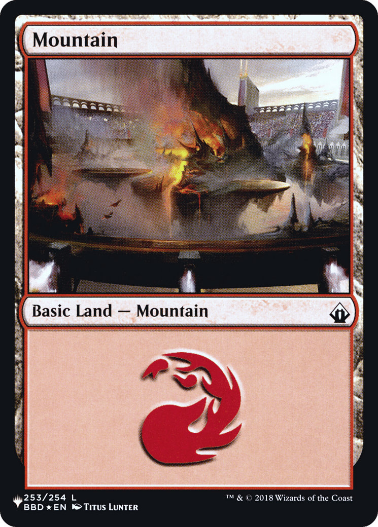 Mountain — The List — Magic: The Gathering