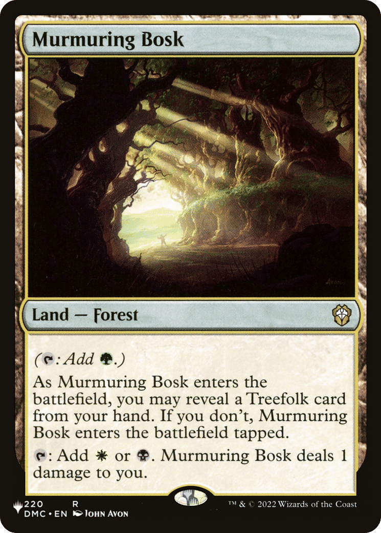 Murmuring Bosk — The List — Magic: The Gathering