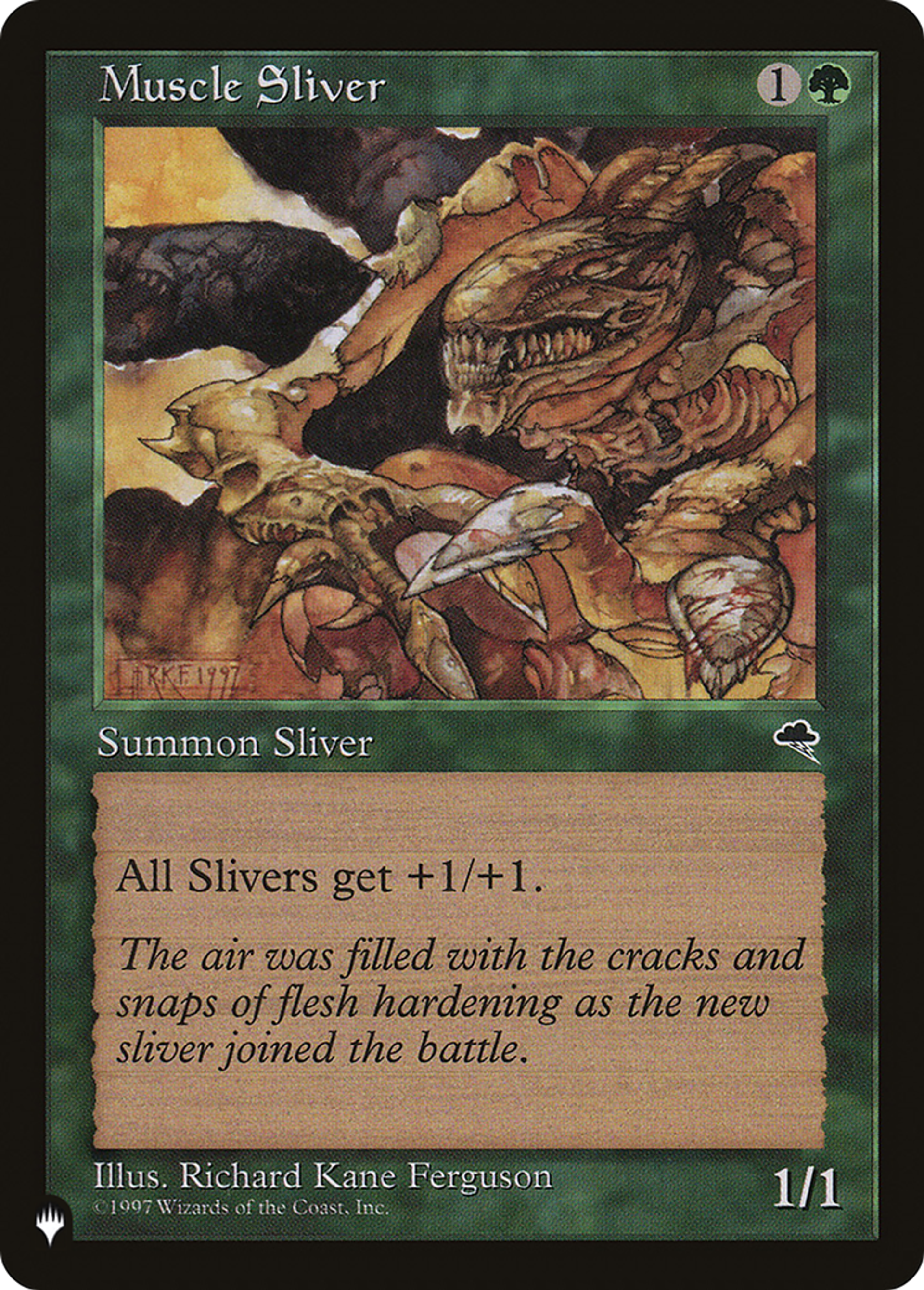 Muscle Sliver — The List — Magic: The Gathering