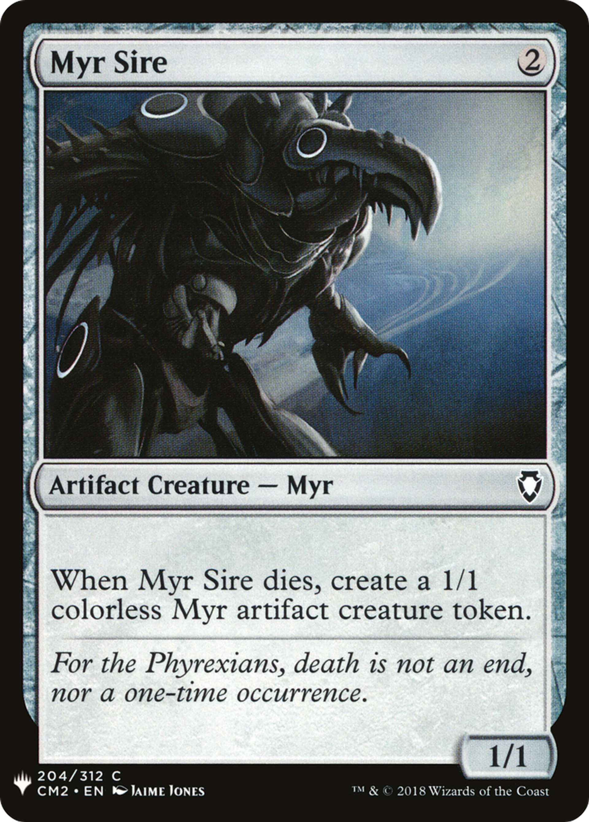 Myr Sire — The List — Magic: The Gathering
