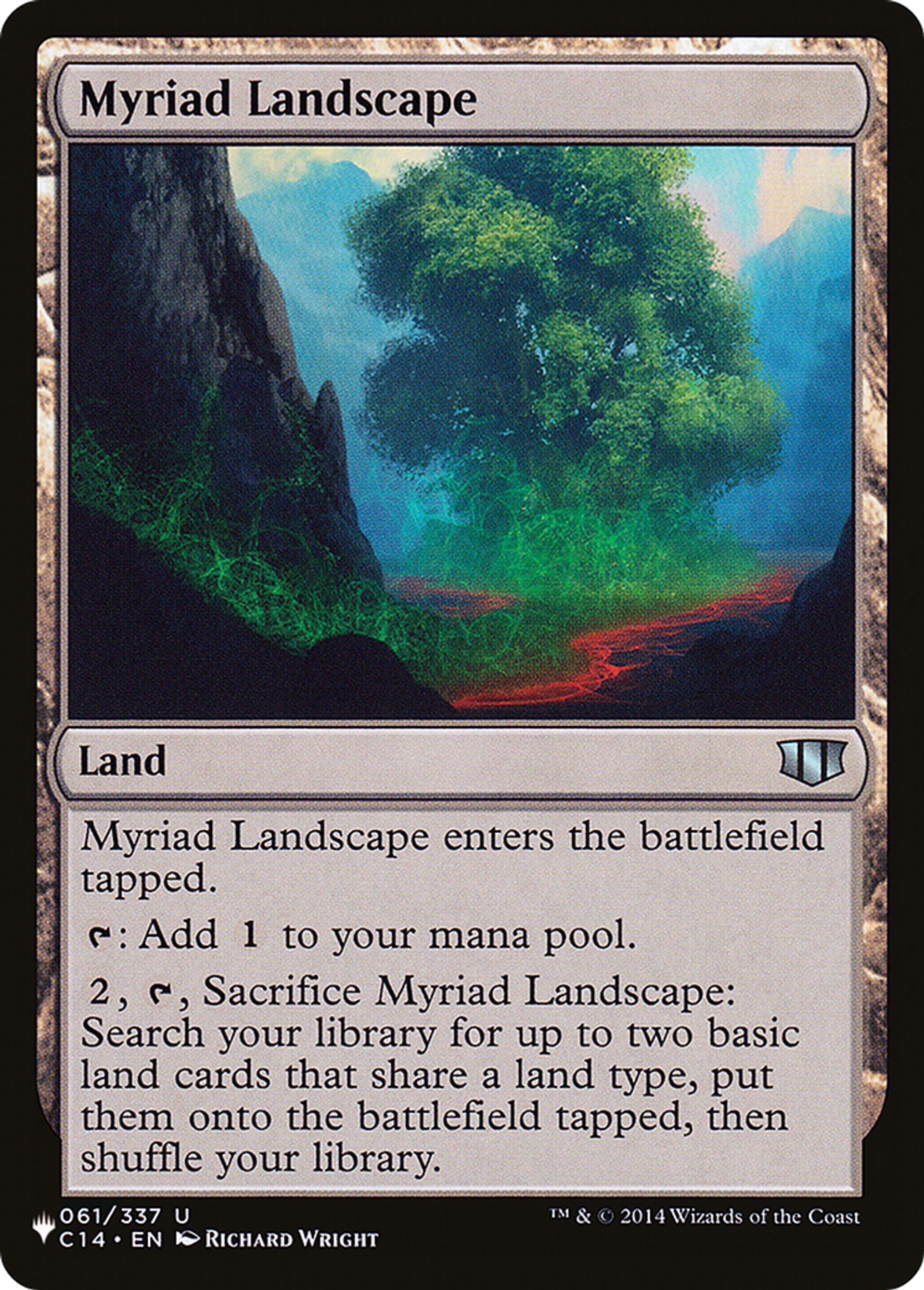 Paysage myriadaire — The List — Magic: The Gathering