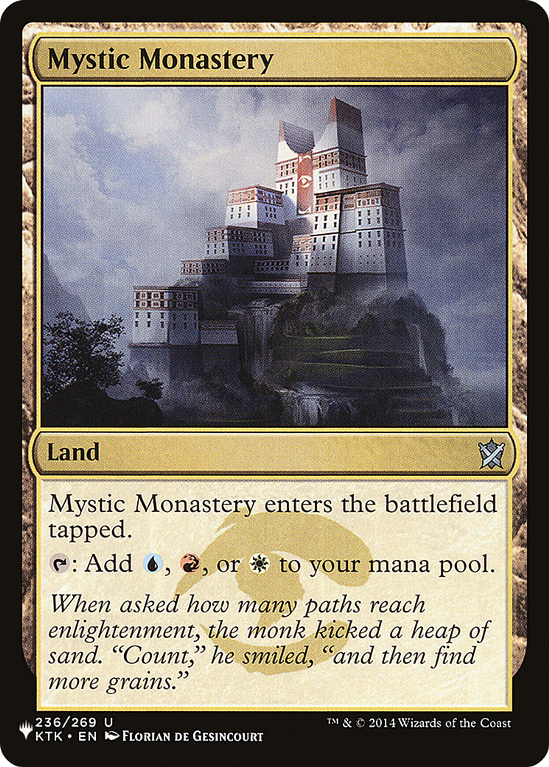 Mystic Monastery — The List — Magic: The Gathering