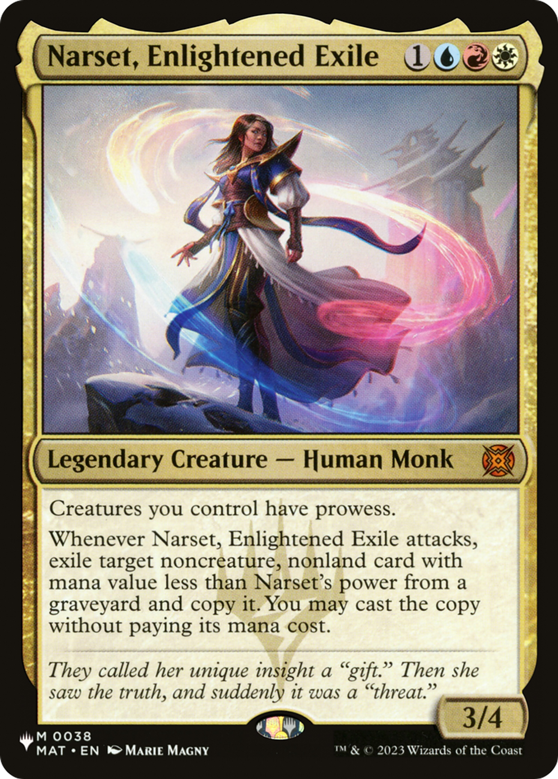 Narset, Enlightened Exile — The List — Magic: The Gathering
