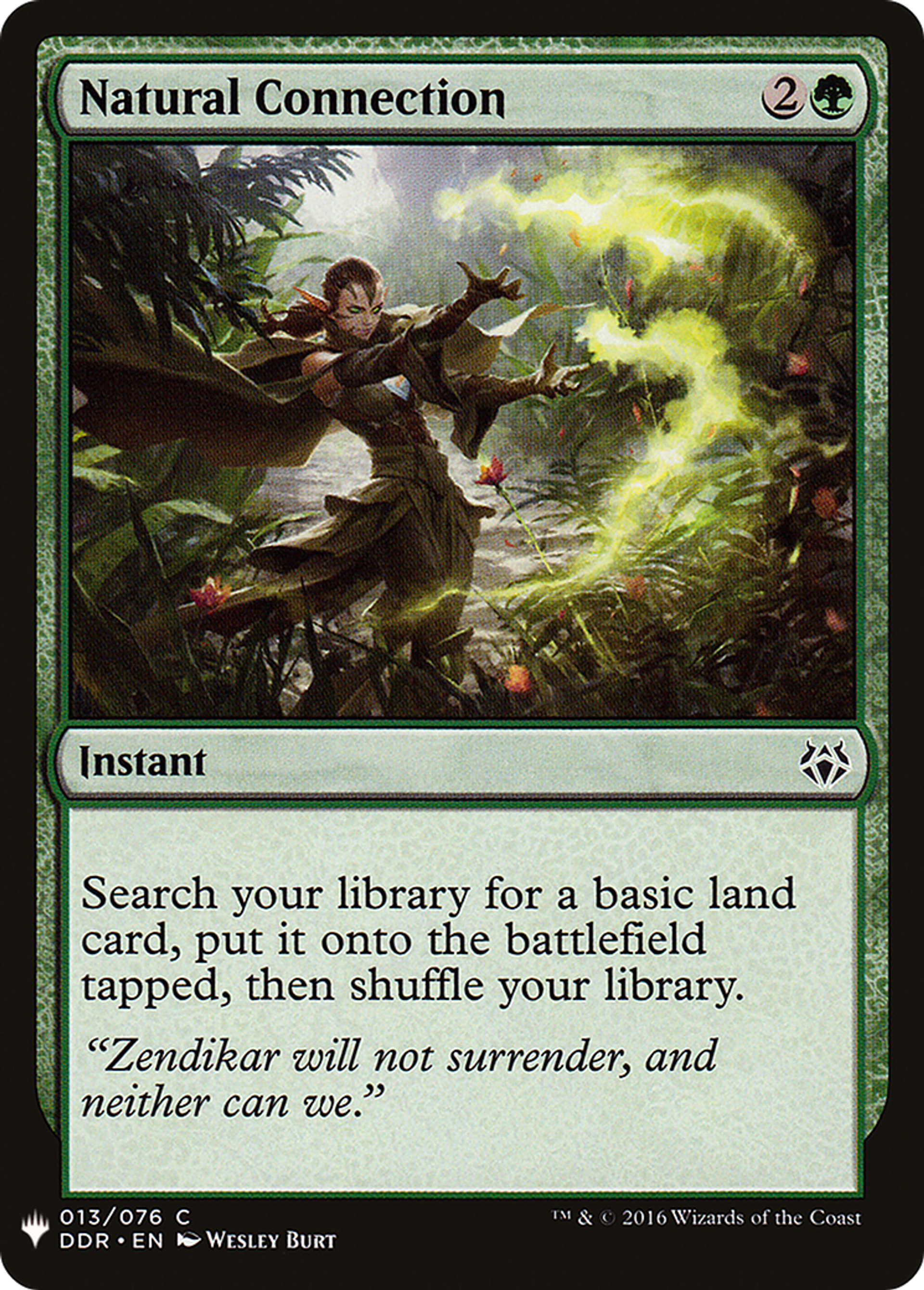 Natural Connection — The List — Magic: The Gathering