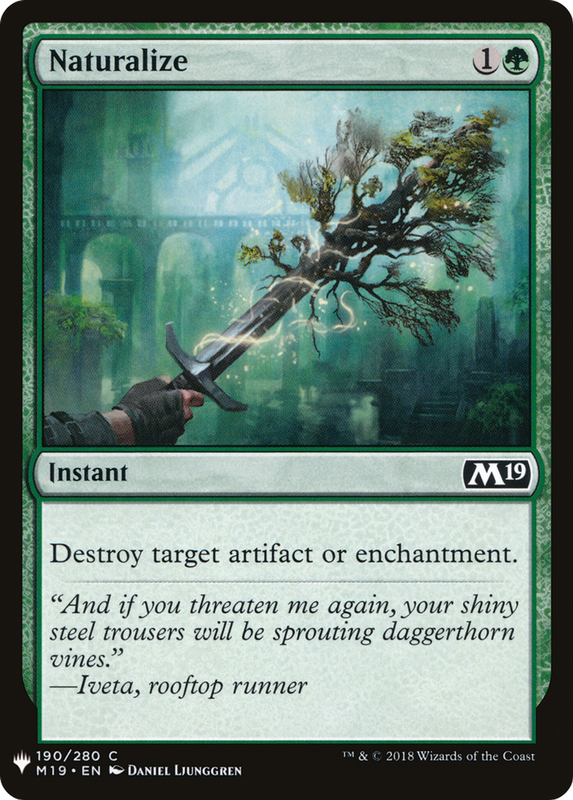 Naturalize — The List — Magic: The Gathering