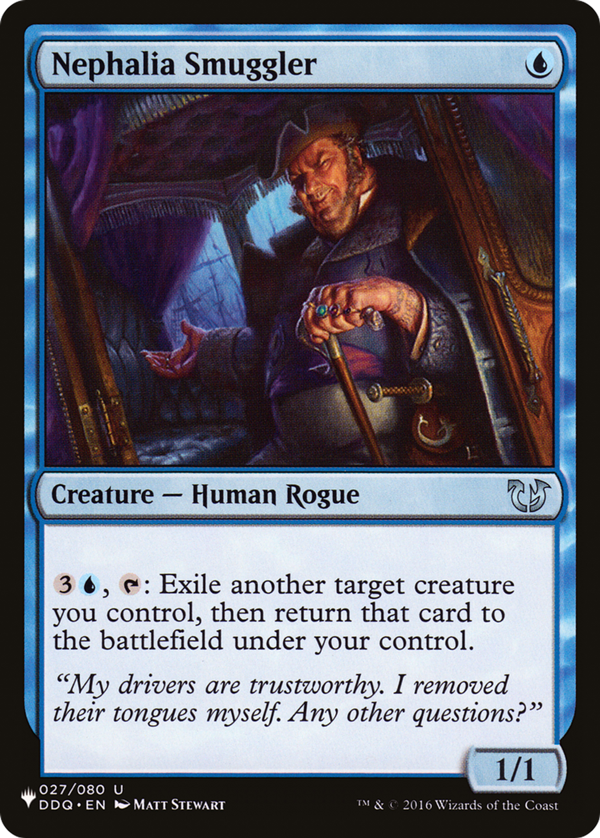 Nephalia Smuggler — The List — Magic: The Gathering