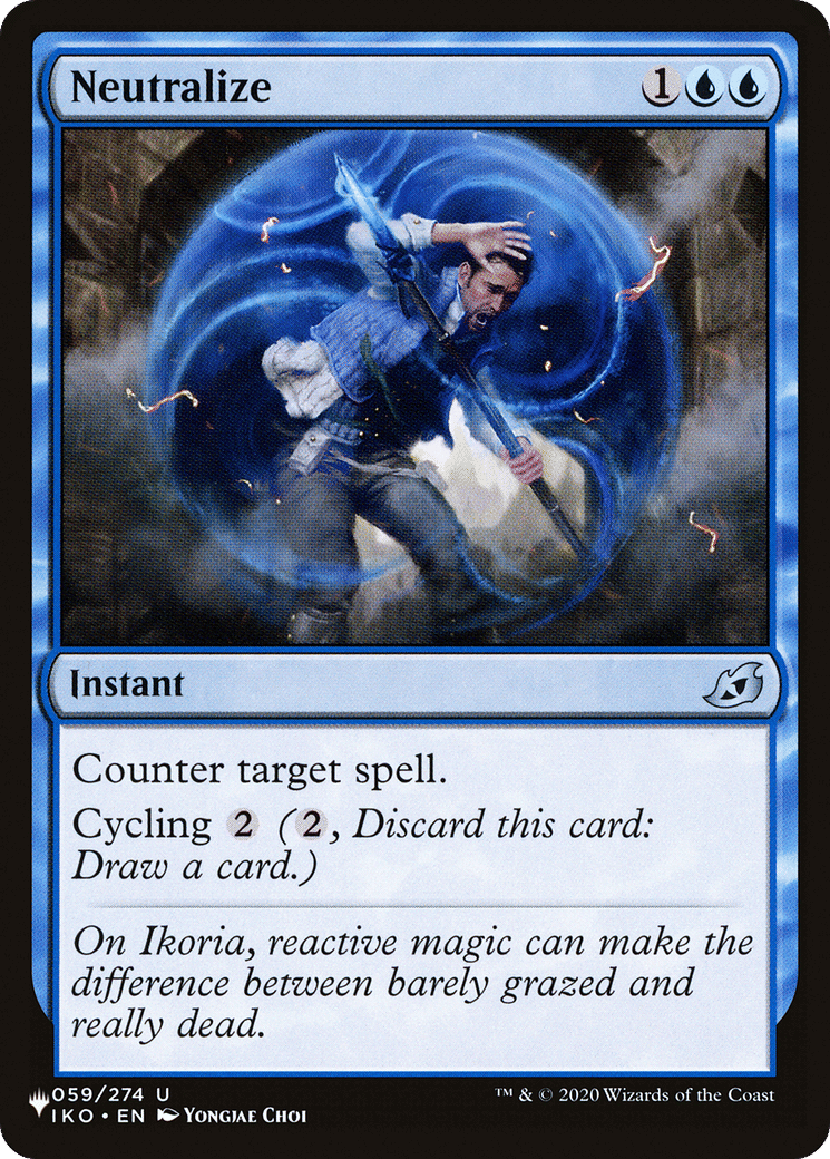 Neutralize — The List — Magic: The Gathering