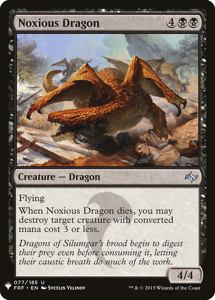 Noxious Dragon — The List — Magic: The Gathering