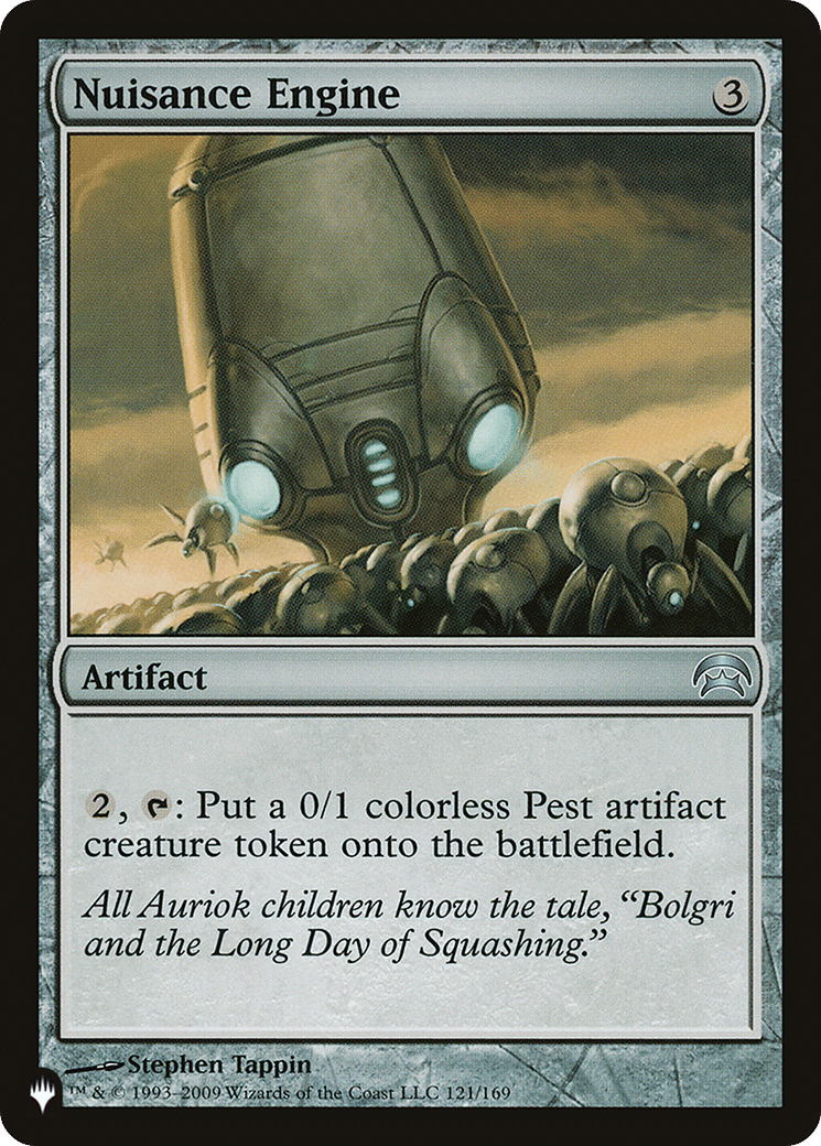 Nuisance Engine — The List — Magic: The Gathering