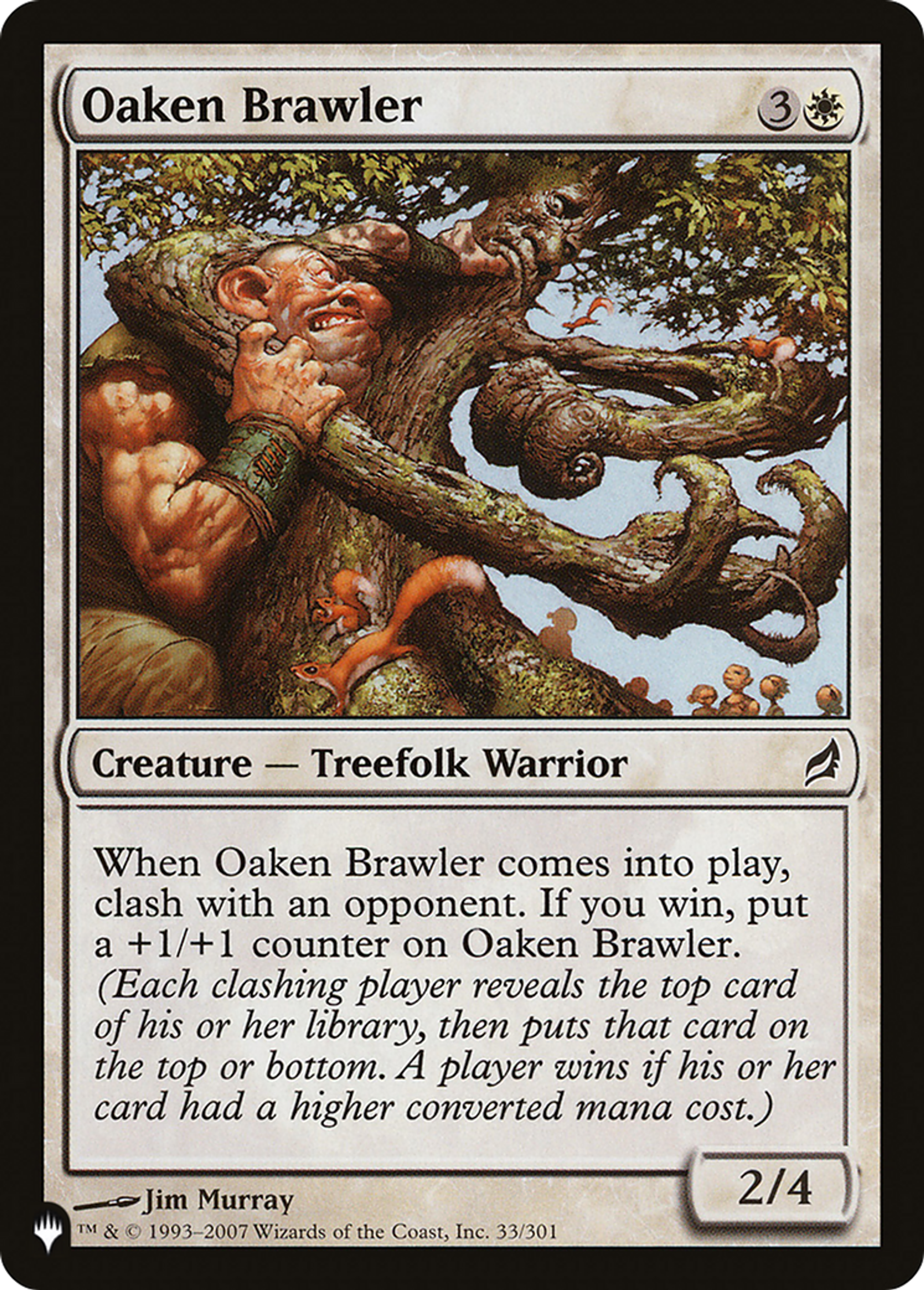 Oaken Brawler — The List — Magic: The Gathering