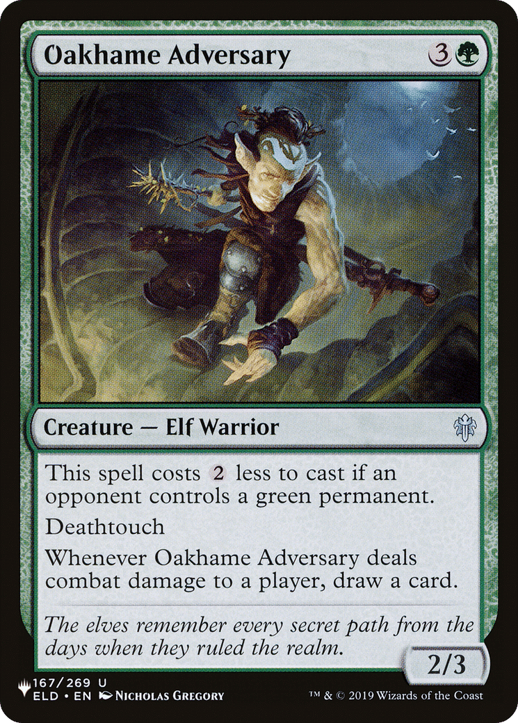 Oakhame Adversary — The List — Magic: The Gathering