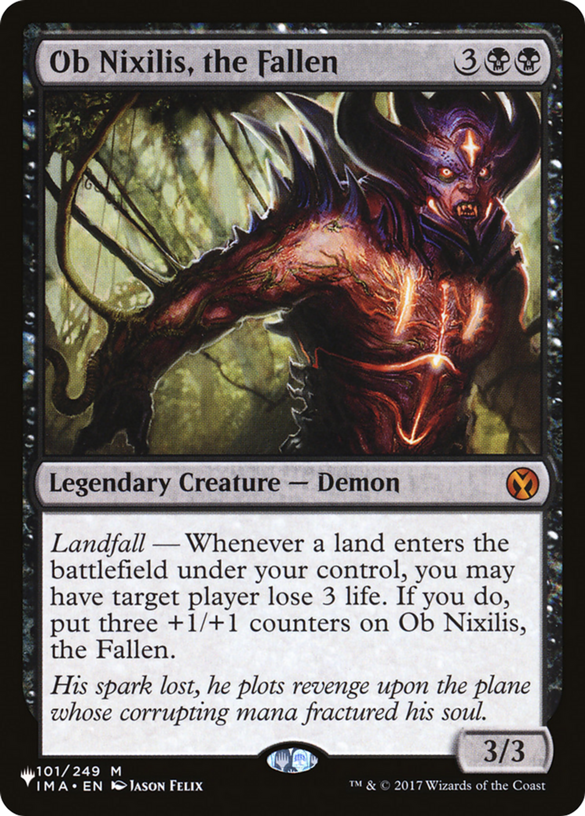 Ob Nixilis, the Fallen — The List — Magic: The Gathering