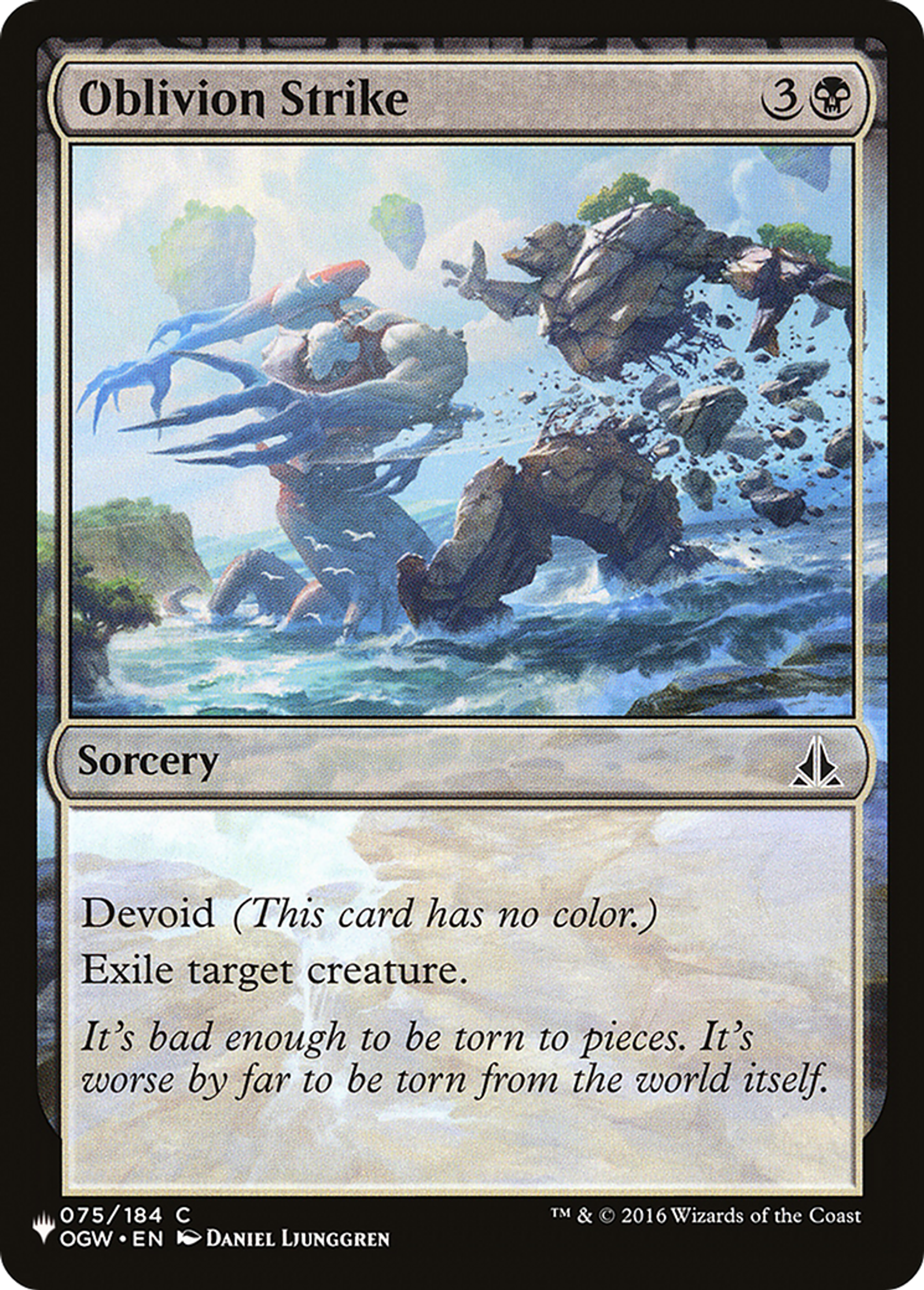 Oblivion Strike — The List — Magic: The Gathering
