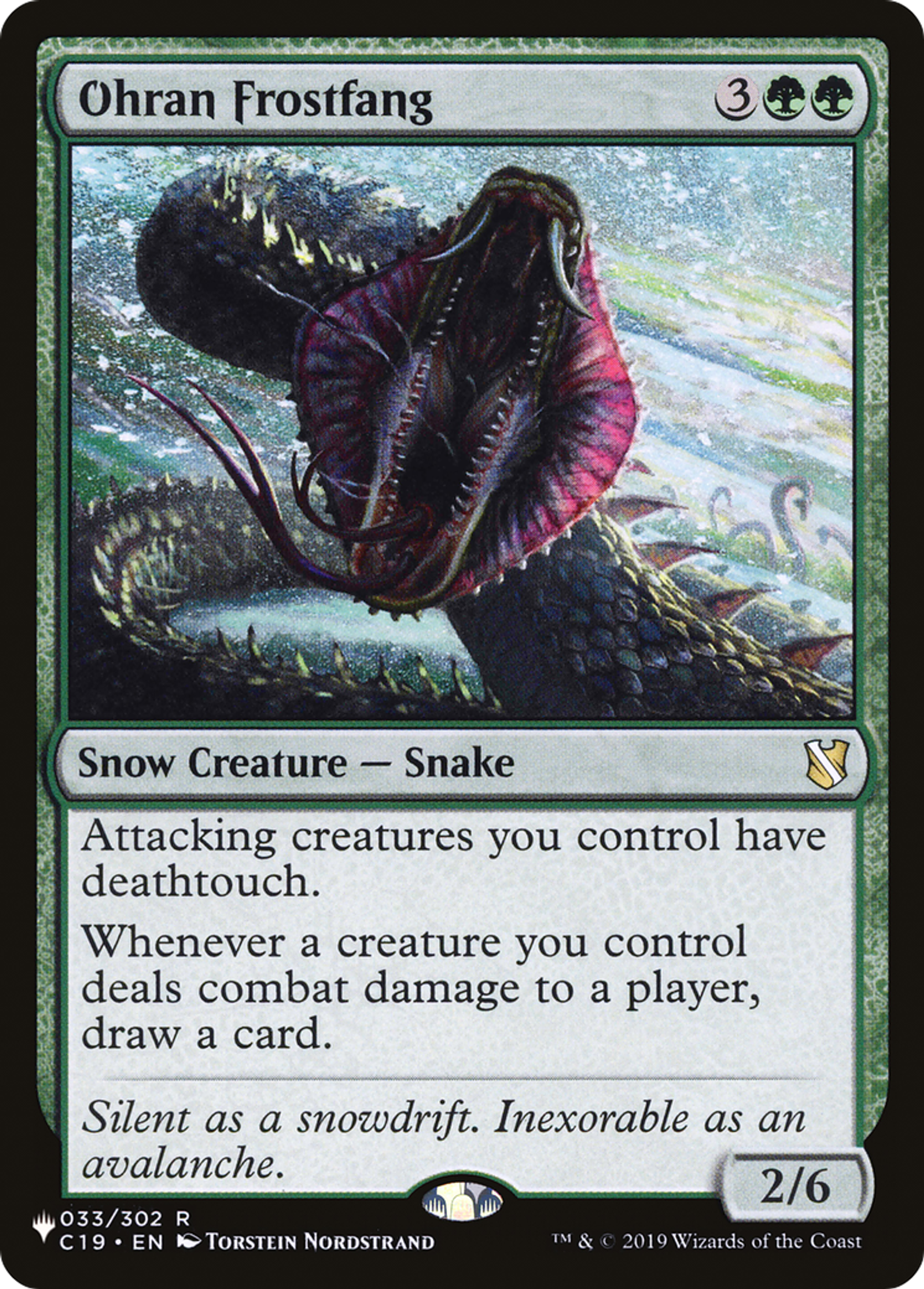Ohran Frostfang — The List — Magic: The Gathering