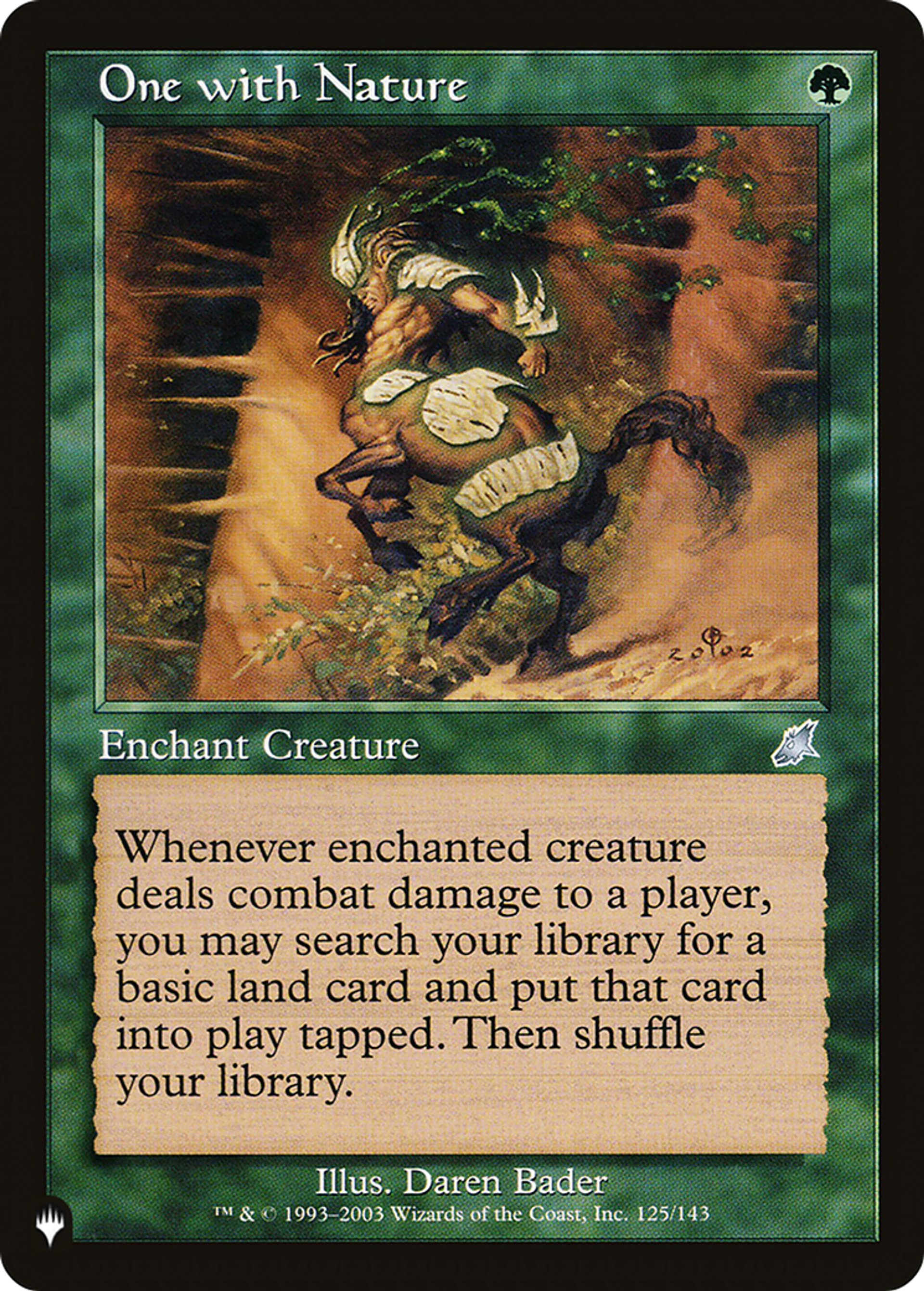 Fusion avec la nature — The List — Magic: The Gathering