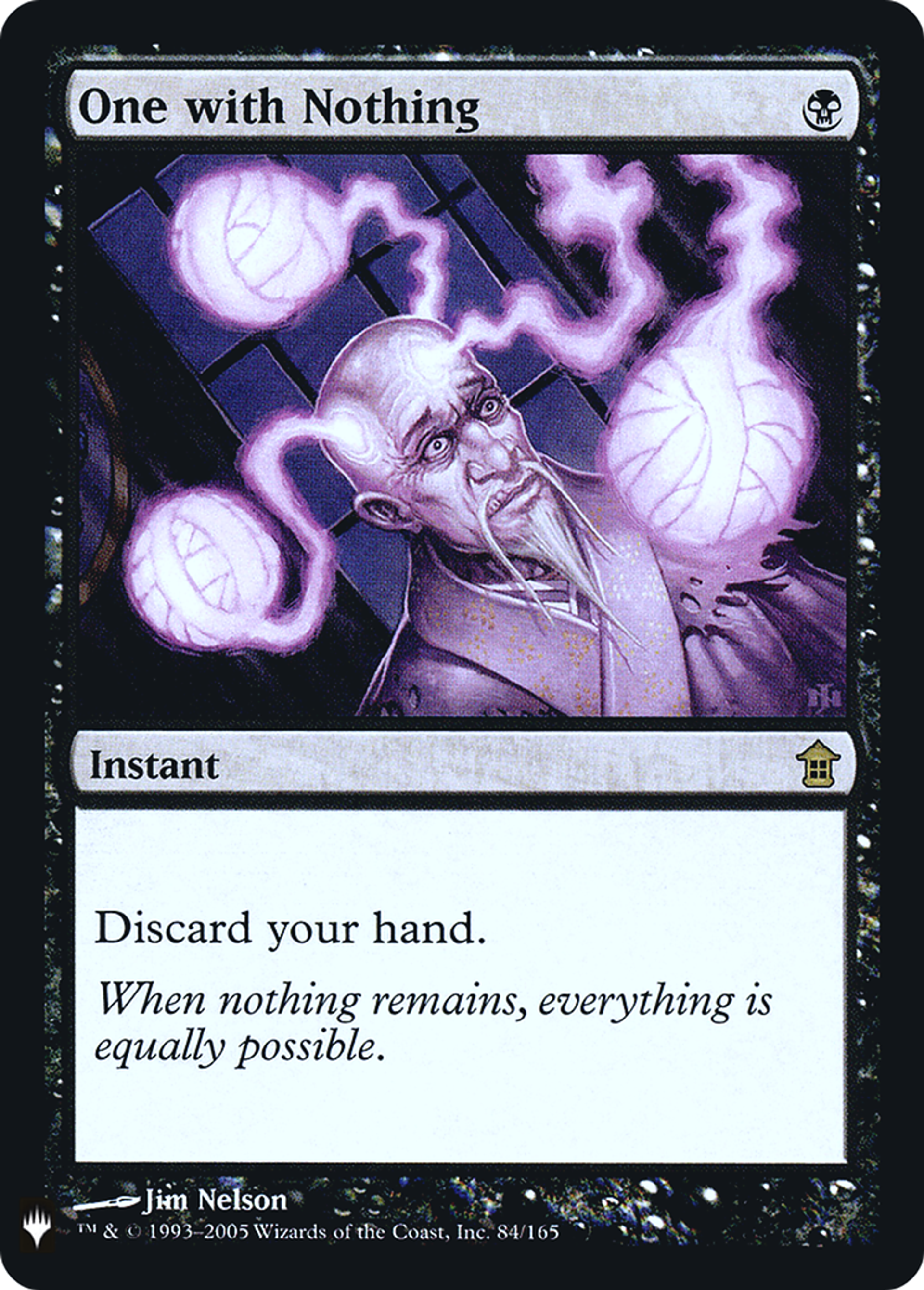 One with Nothing — The List — Magic: The Gathering