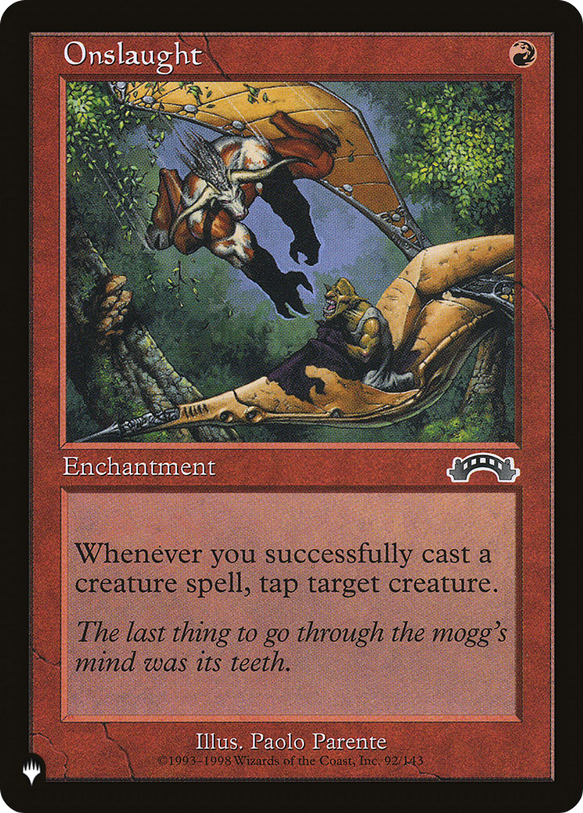 Onslaught — The List — Magic: The Gathering