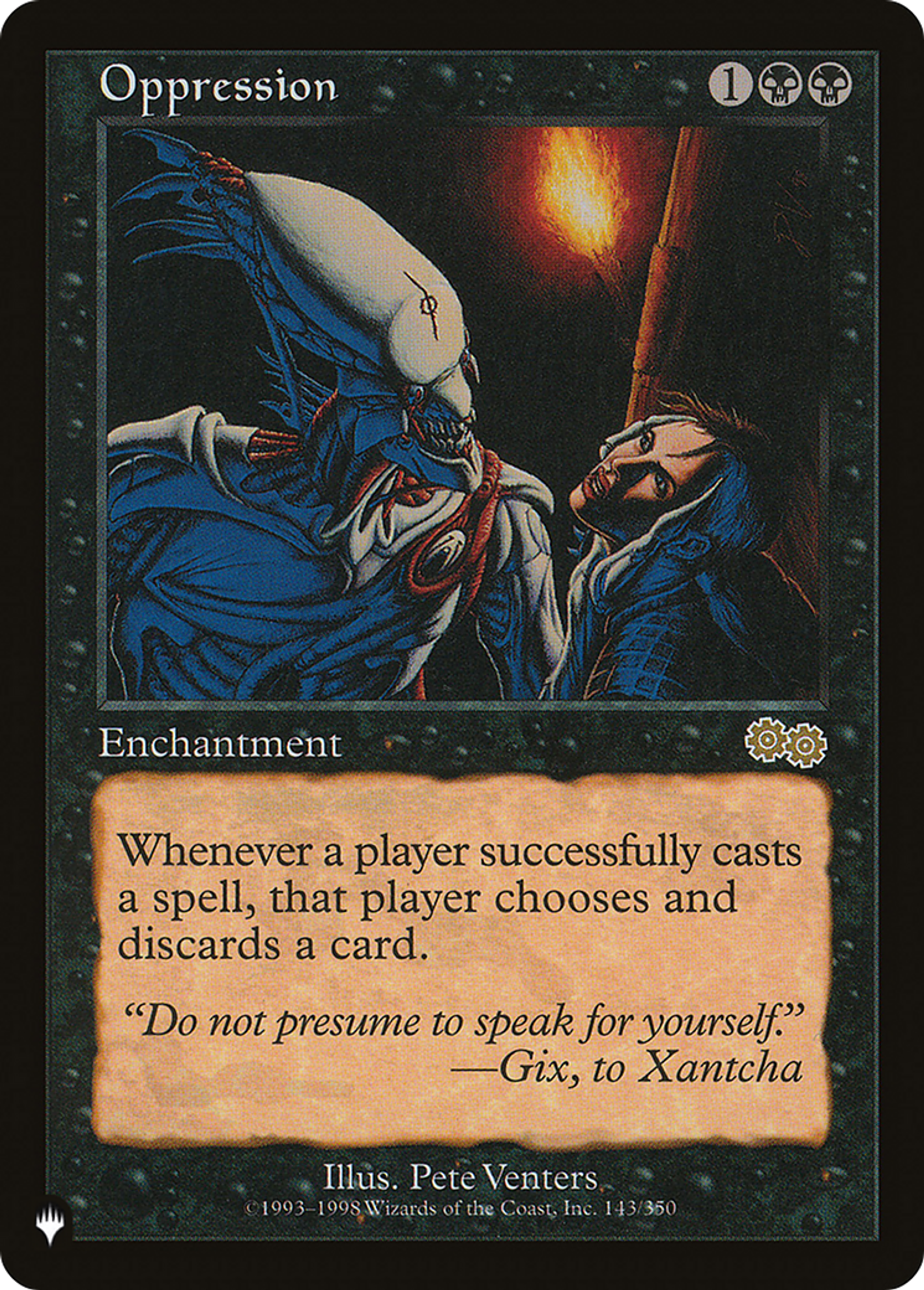 Oppression — The List — Magic: The Gathering