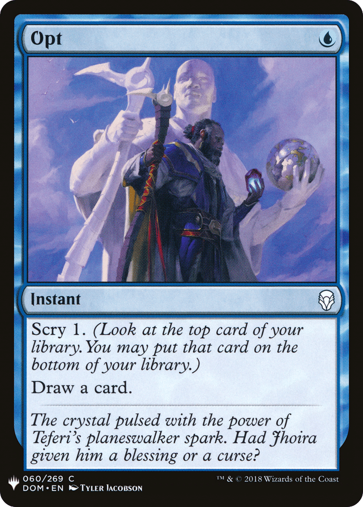 Opt — The List — Magic: The Gathering