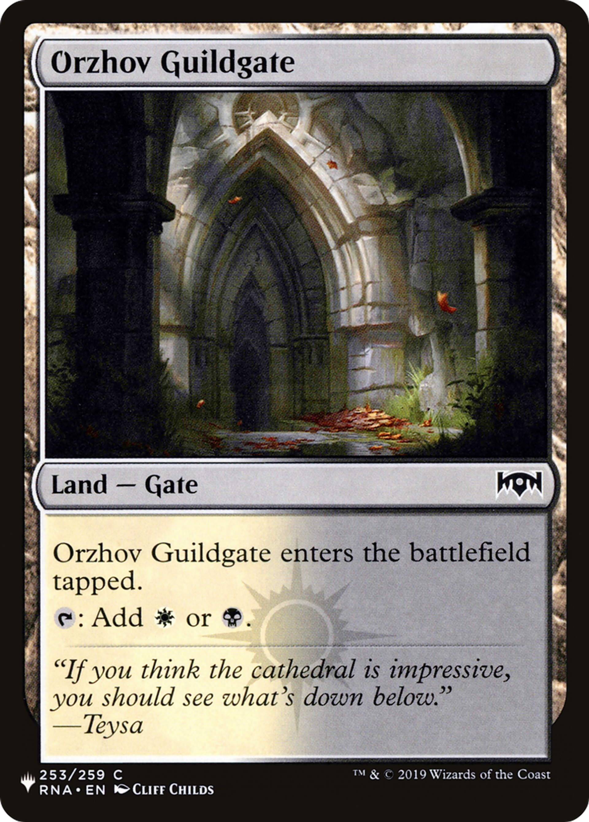Porte de la guilde d'Orzhov — The List — Magic: The Gathering