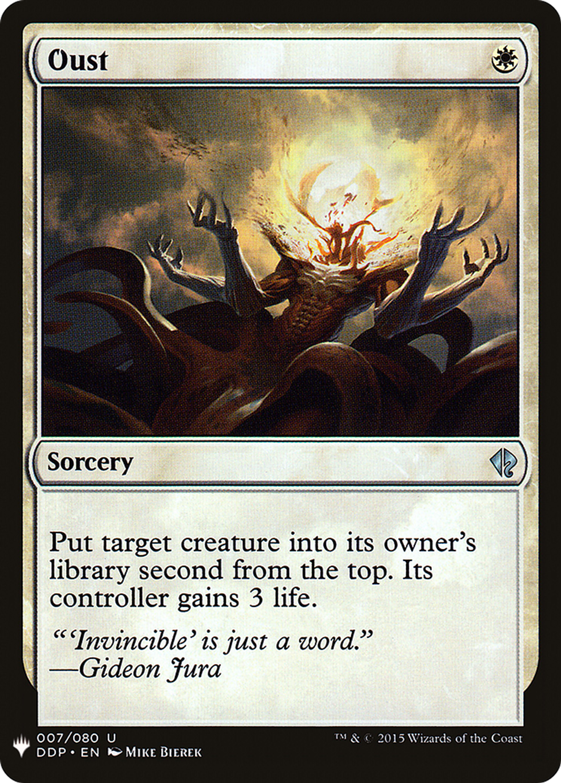 Évincement — The List — Magic: The Gathering
