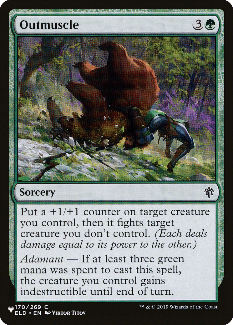 Outmuscle — The List — Magic: The Gathering