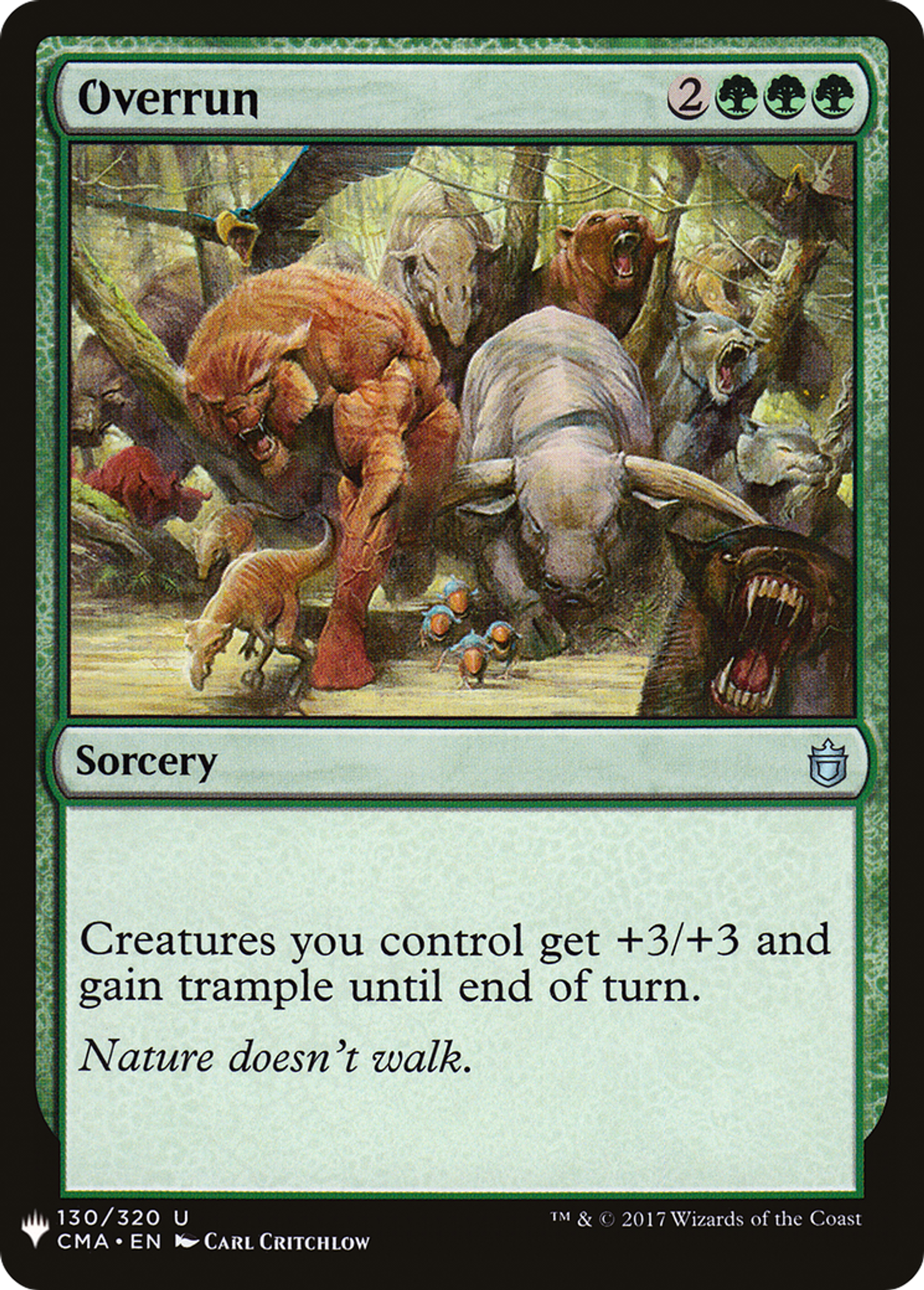 Overrun — The List — Magic: The Gathering