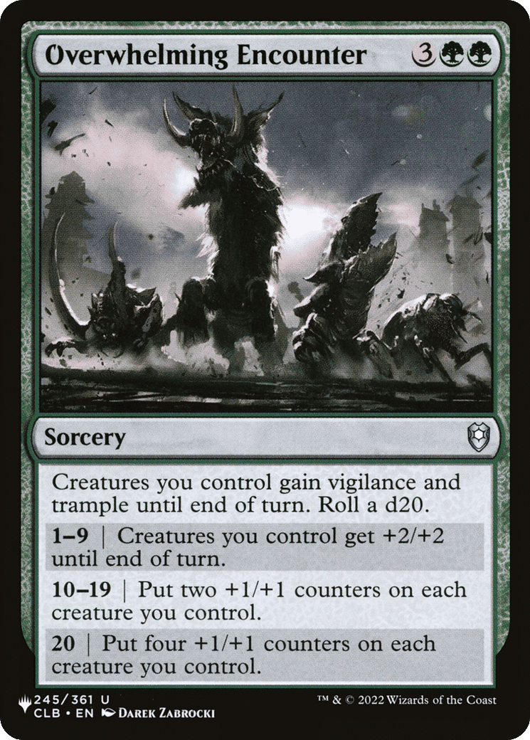 Overwhelming Encounter — The List — Magic: The Gathering
