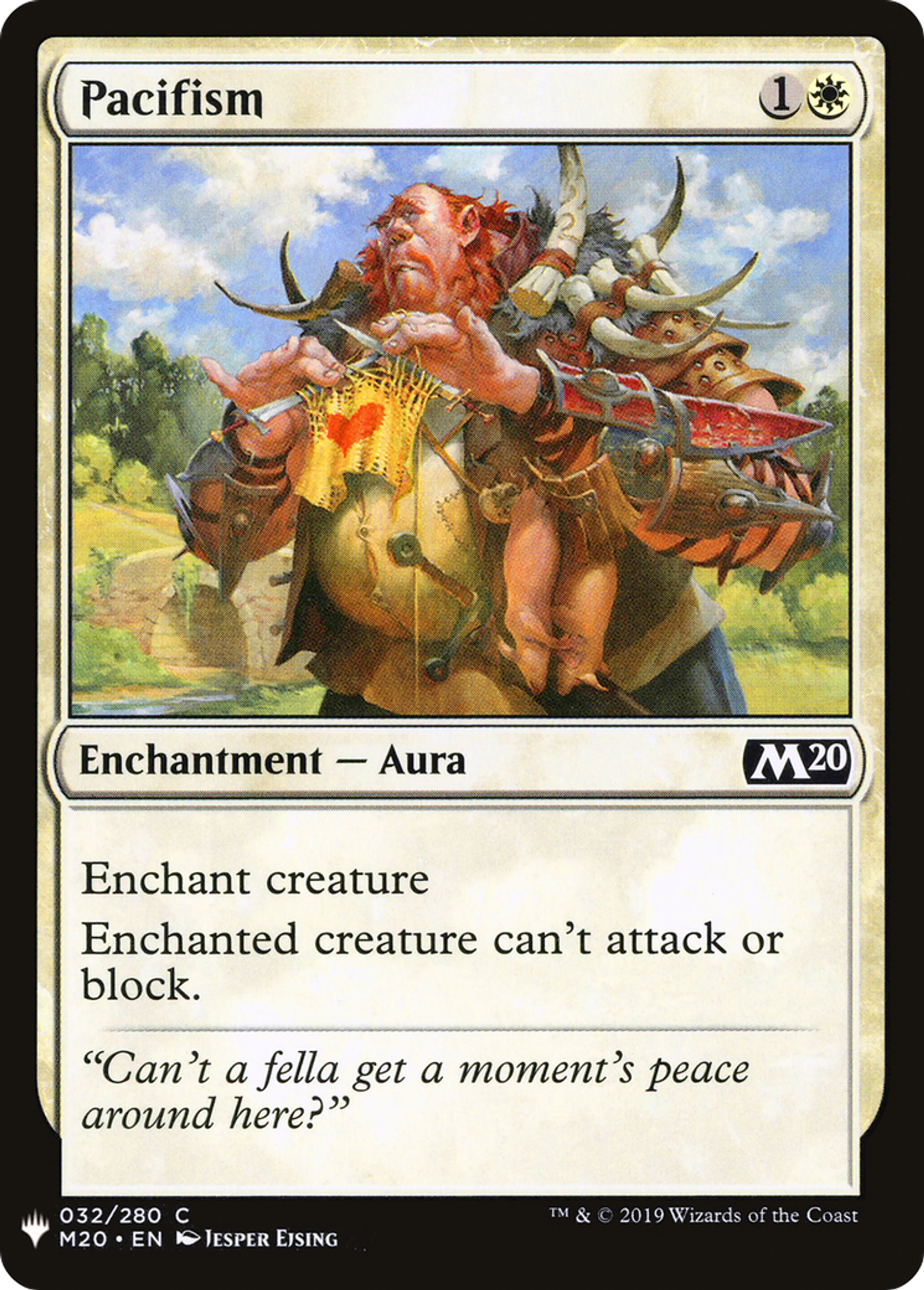 Pacifisme — The List — Magic: The Gathering
