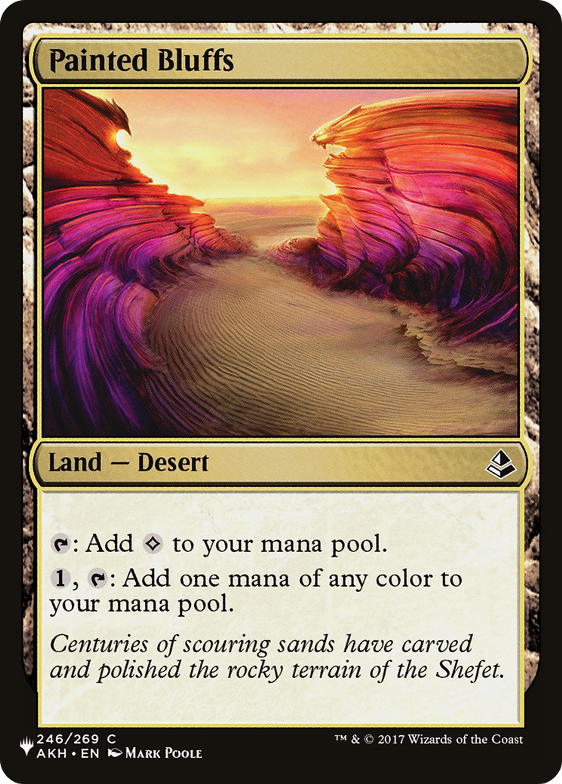 Promontoires peints — The List — Magic: The Gathering