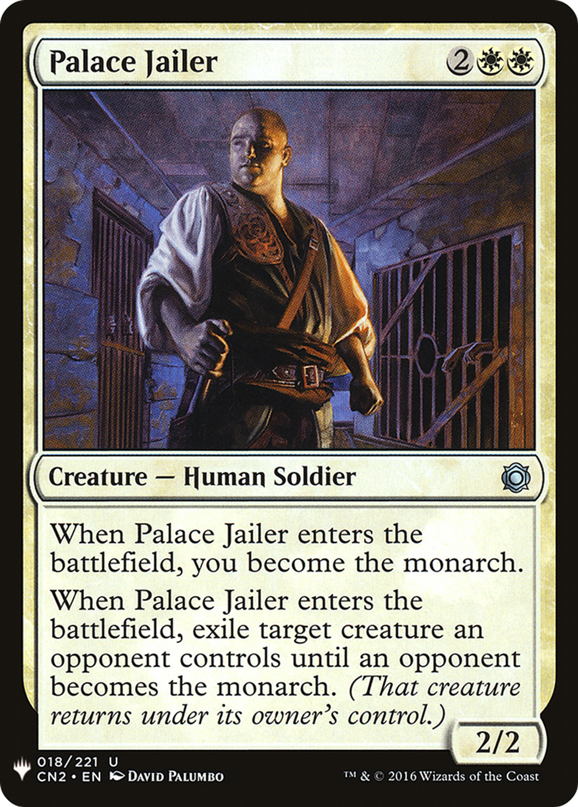 Palace Jailer — The List — Magic: The Gathering