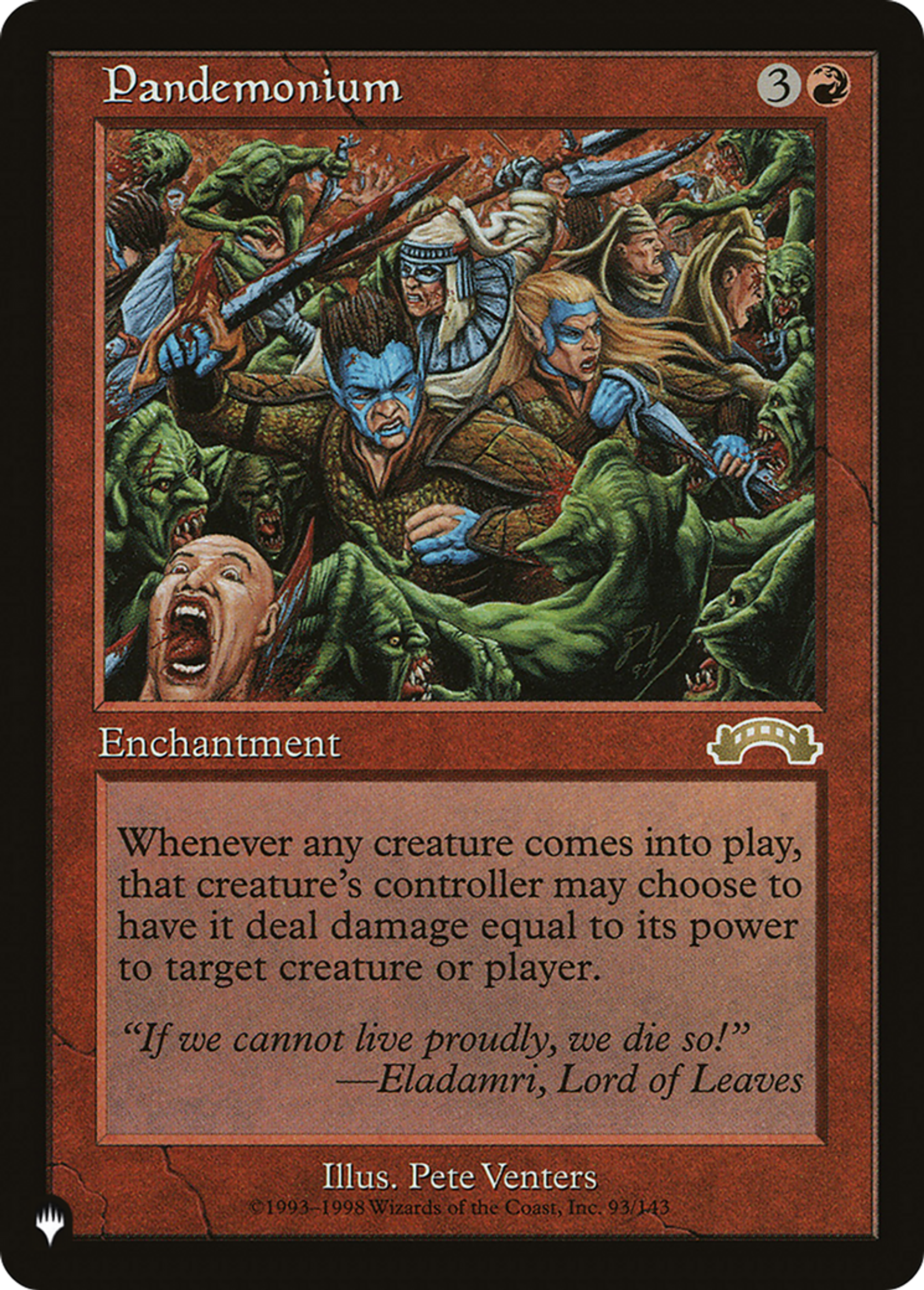 Pandemonium — The List — Magic: The Gathering
