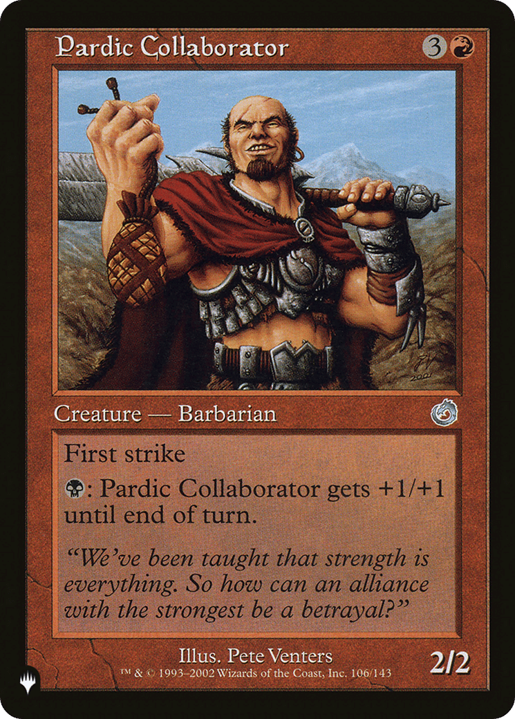 Pardic Collaborator — The List — Magic: The Gathering