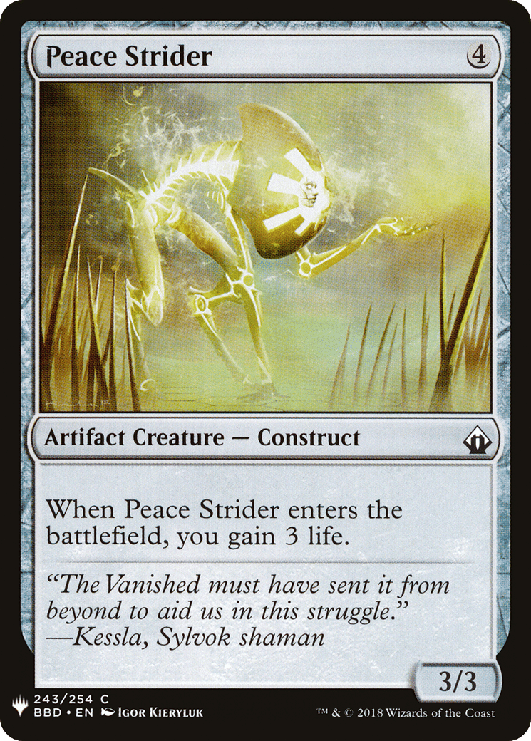 Peace Strider — The List — Magic: The Gathering