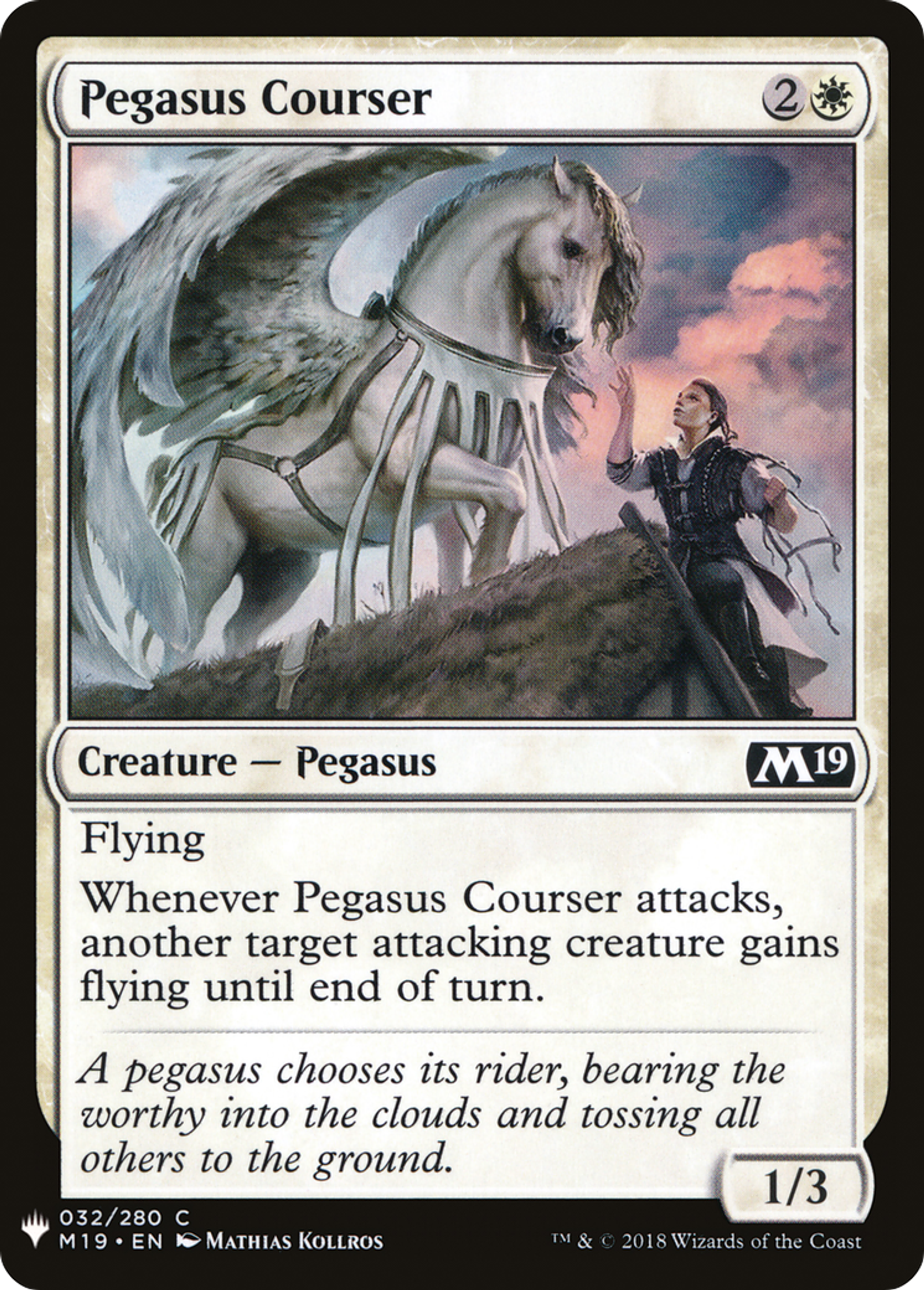 Coursier pégase — The List — Magic: The Gathering