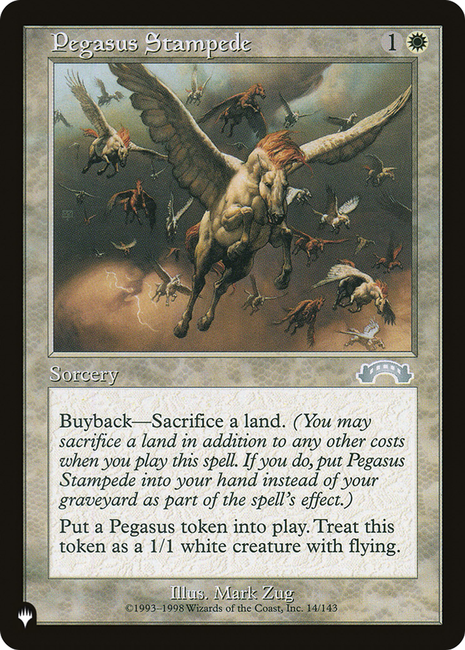Pegasus Stampede — The List — Magic: The Gathering
