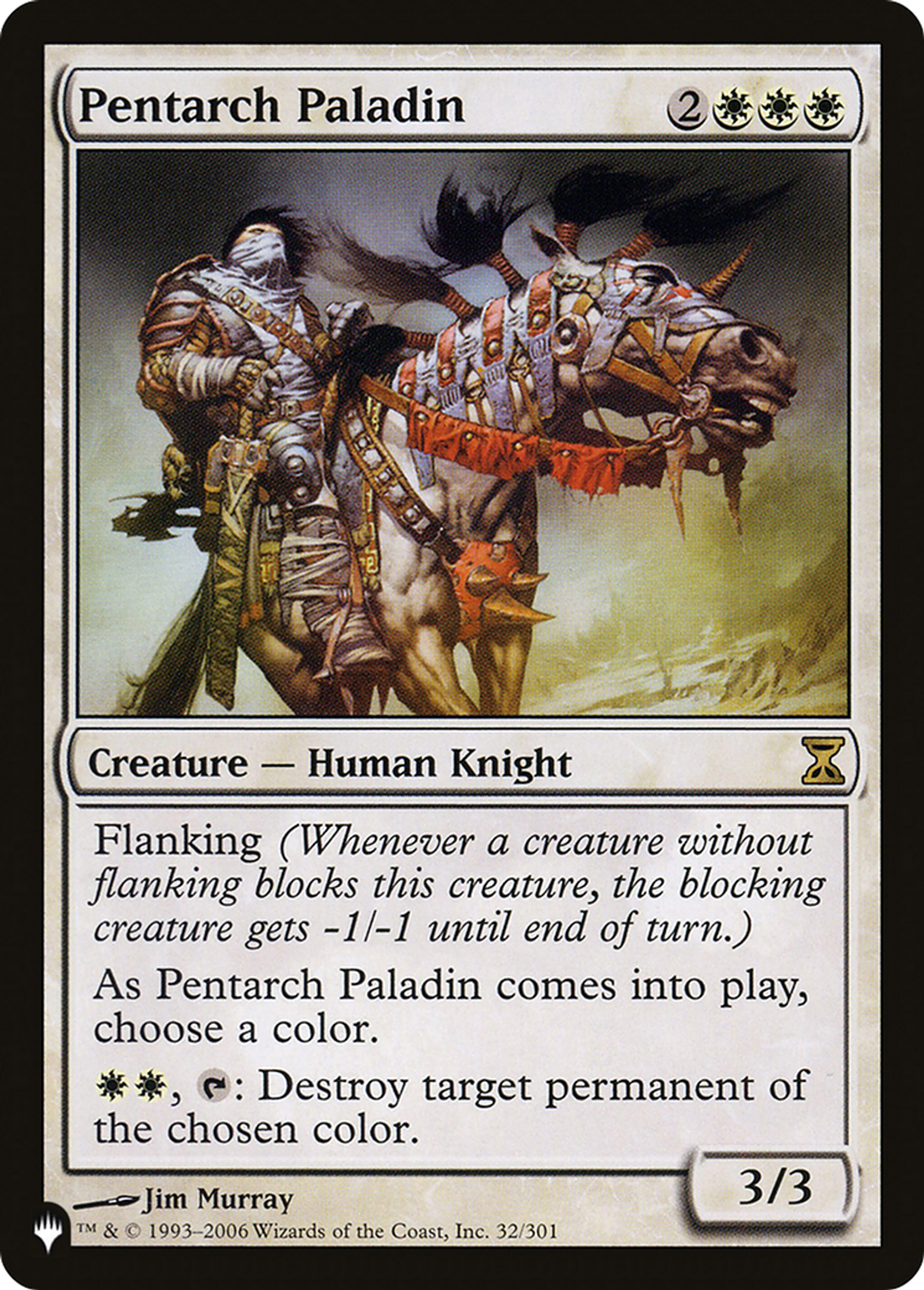 Pentarch Paladin — The List — Magic: The Gathering