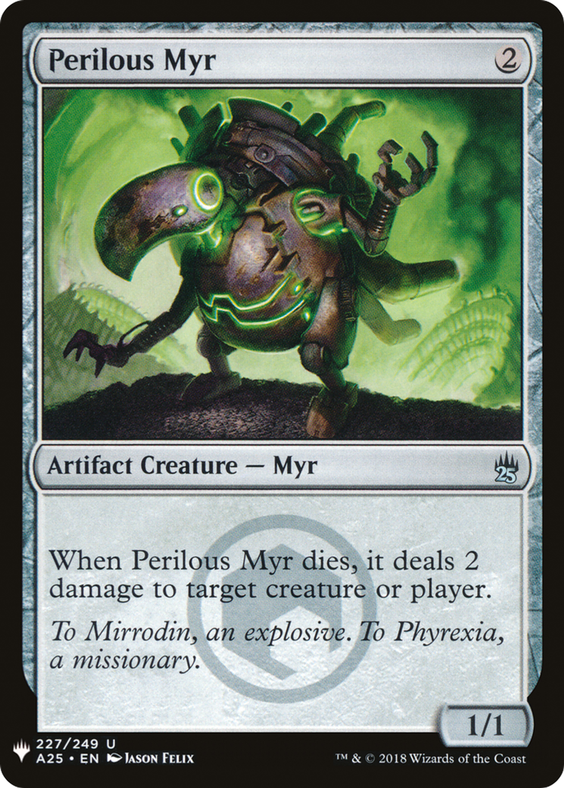 Myr périlleux — The List — Magic: The Gathering