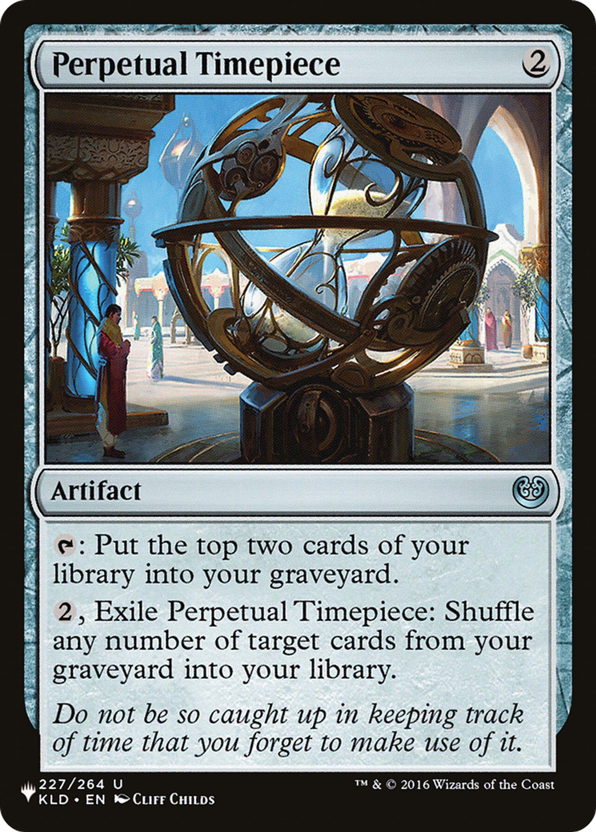 Perpetual Timepiece — The List — Magic: The Gathering