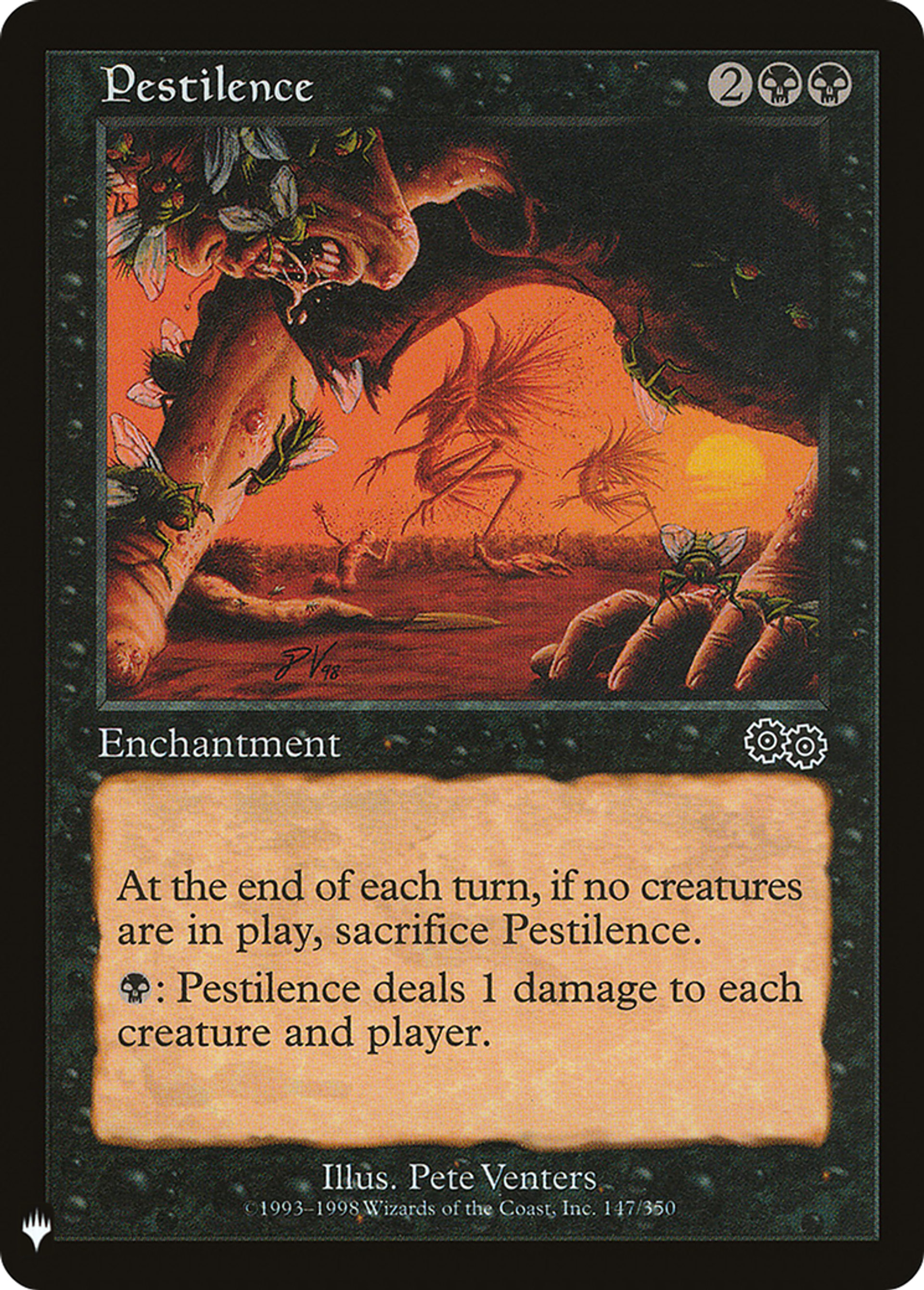 Pestilence — The List — Magic: The Gathering