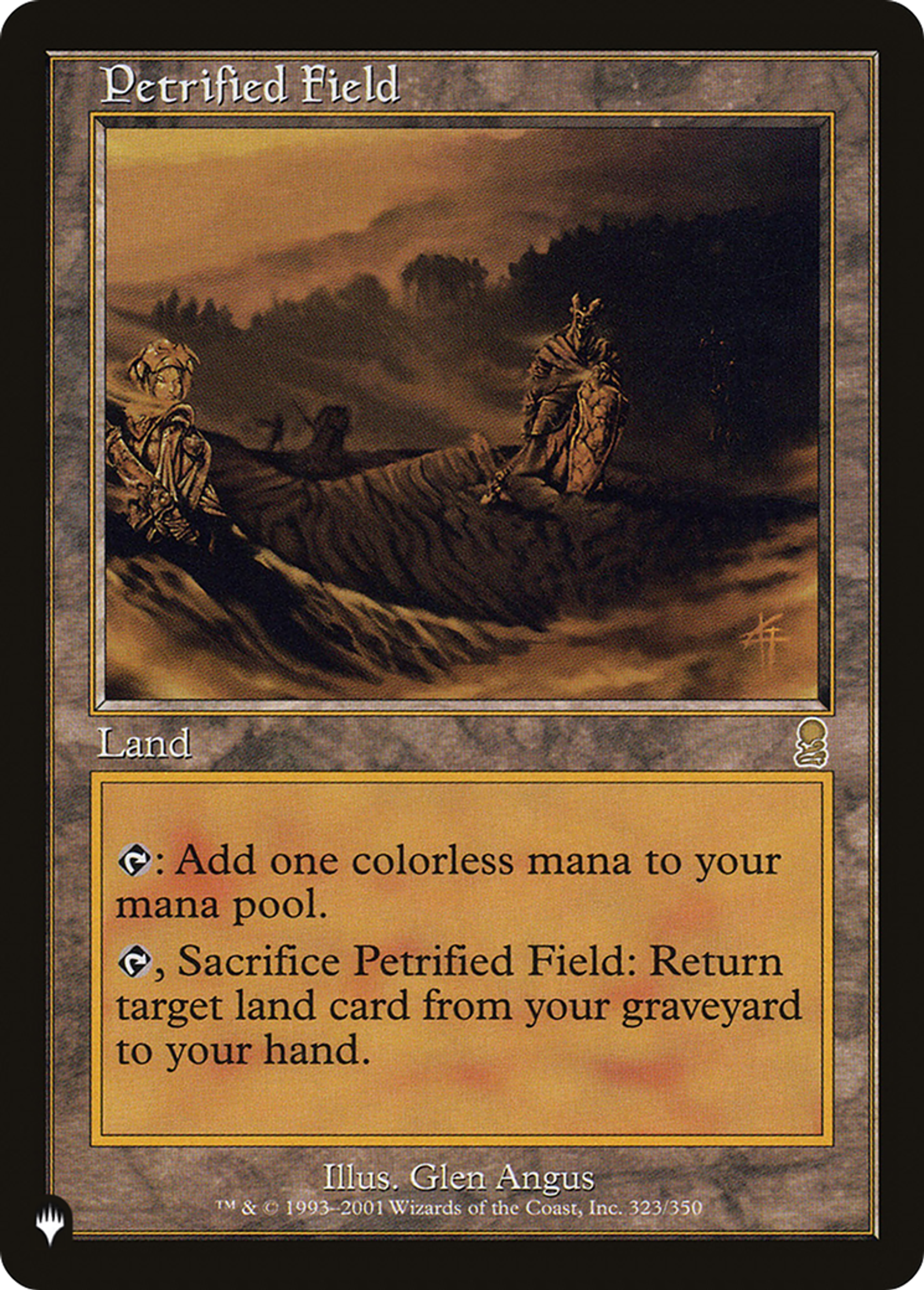Petrified Field — The List — Magic: The Gathering
