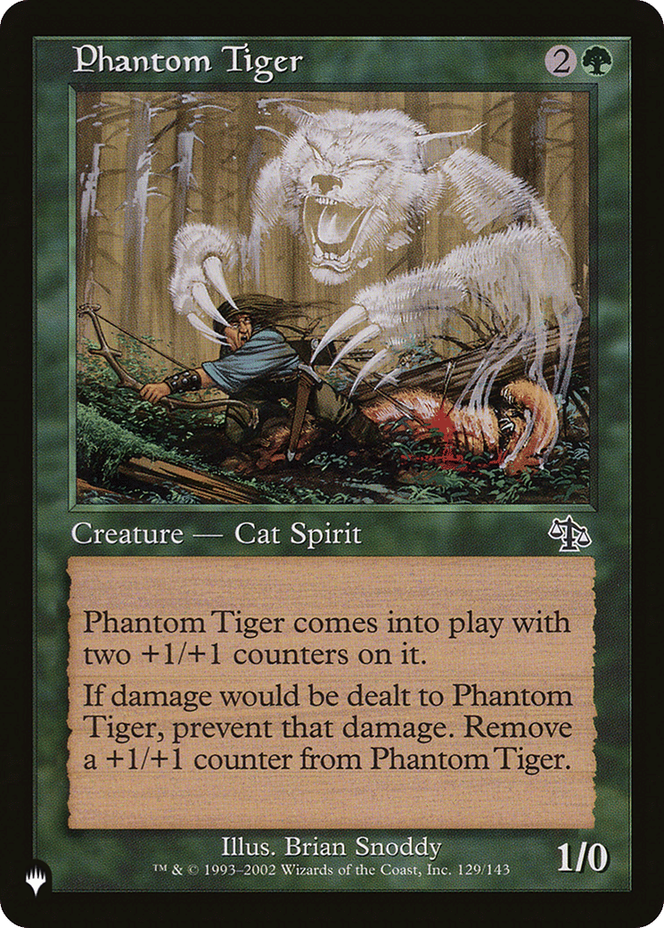 Phantom Tiger — The List — Magic: The Gathering