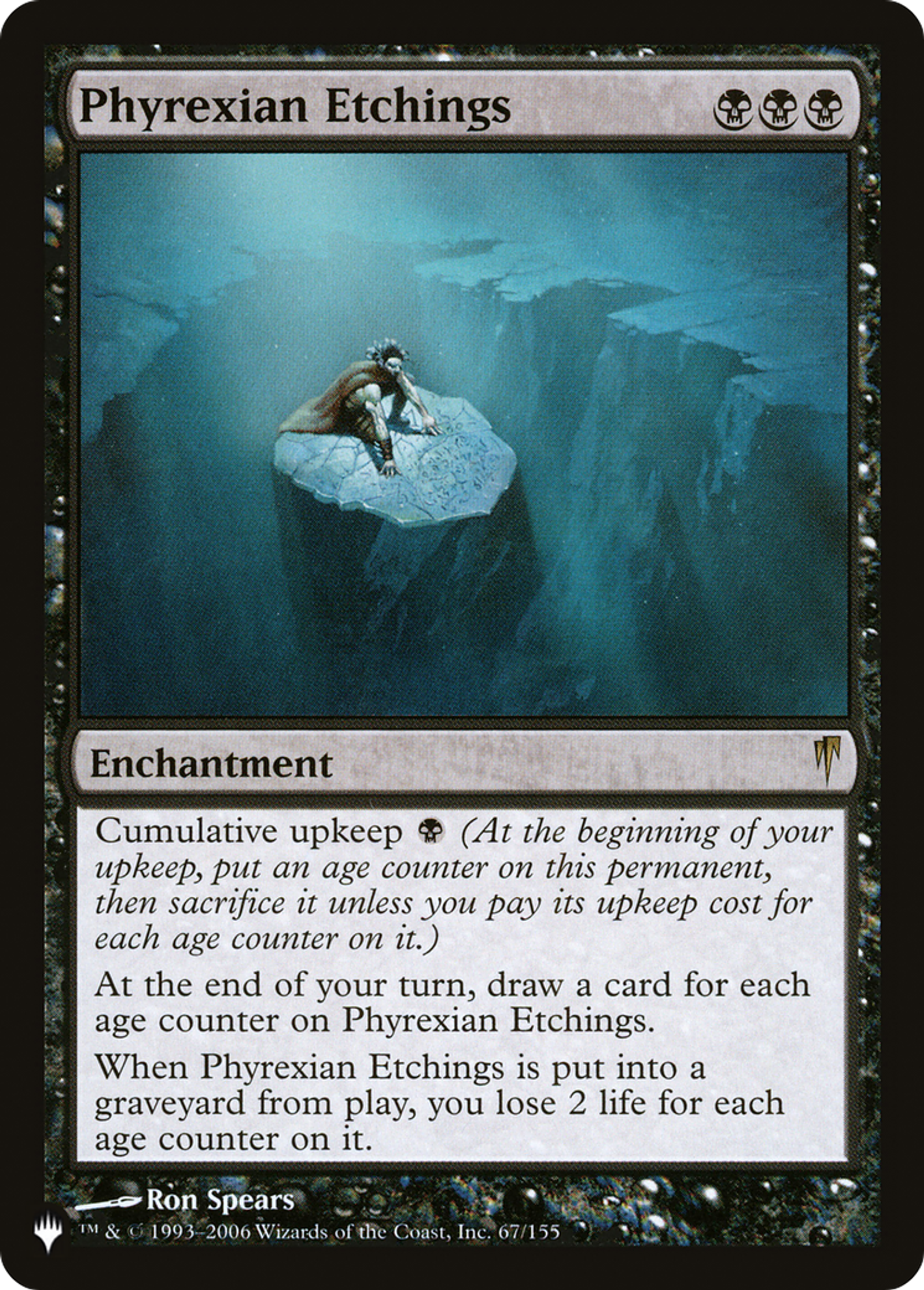 Phyrexian Etchings — The List — Magic: The Gathering