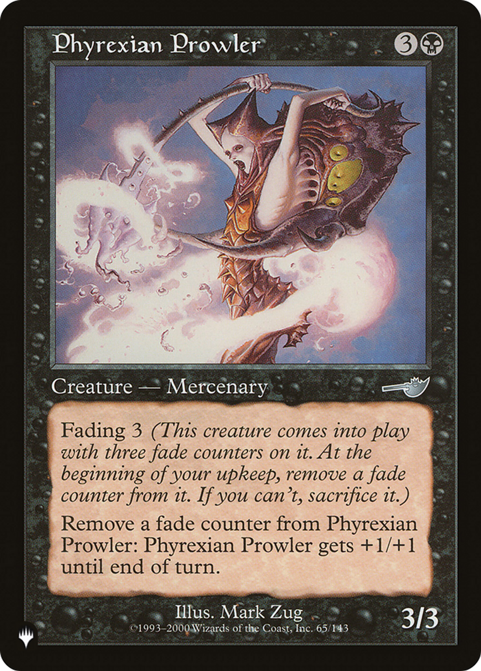 Phyrexian Prowler — The List — Magic: The Gathering