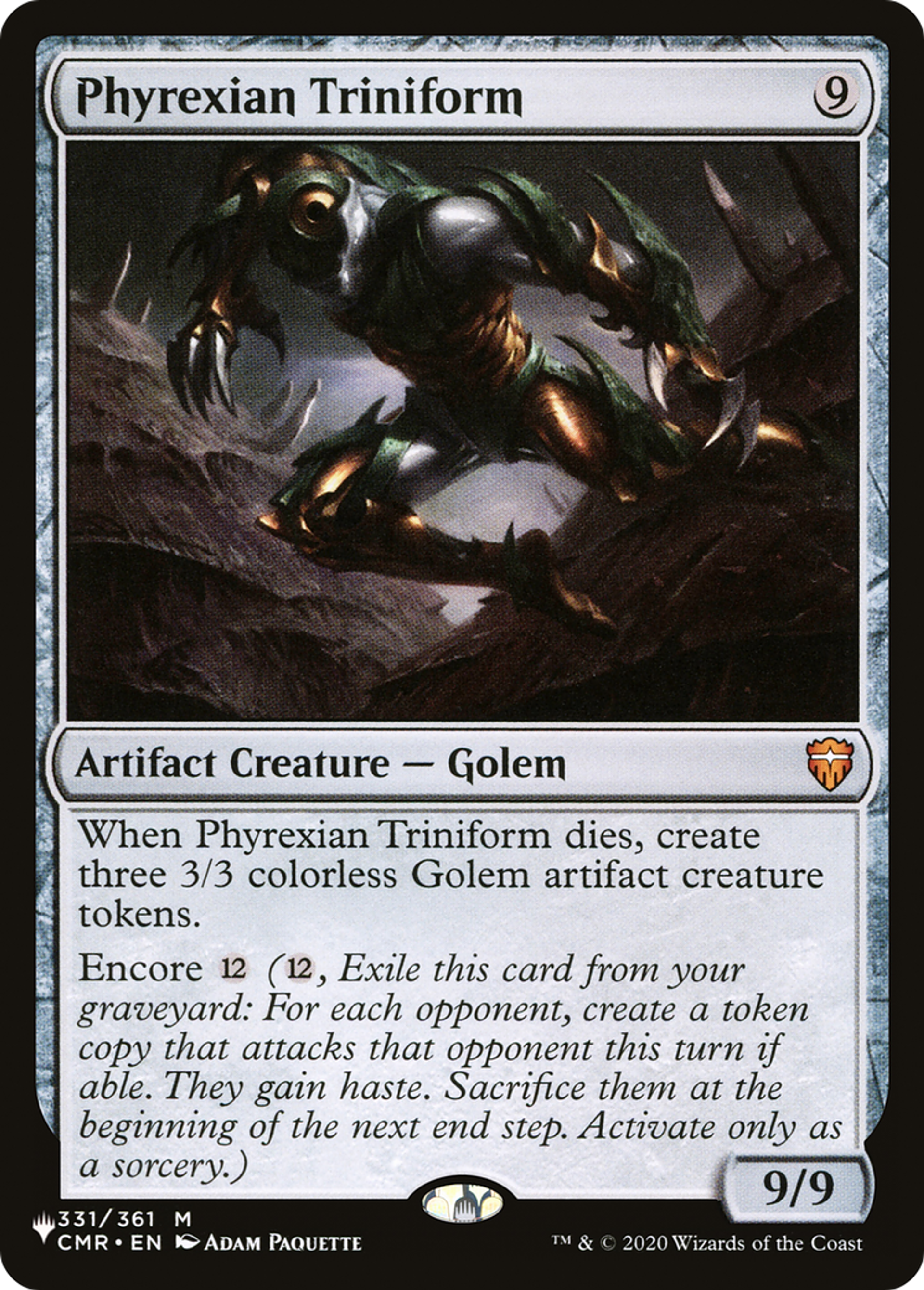 Phyrexian Triniform — The List — Magic: The Gathering