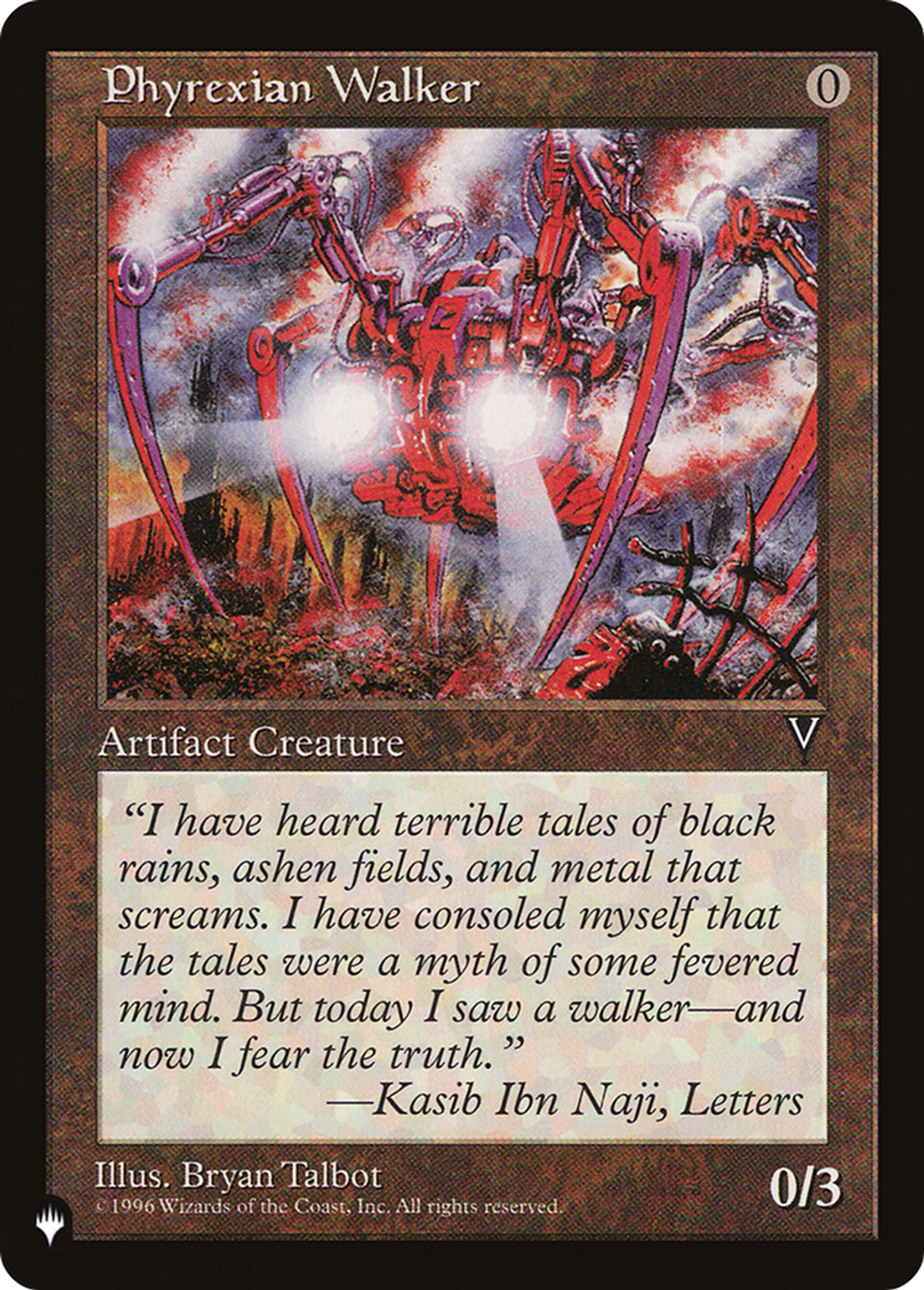 Marcheur phyrexian — The List — Magic: The Gathering