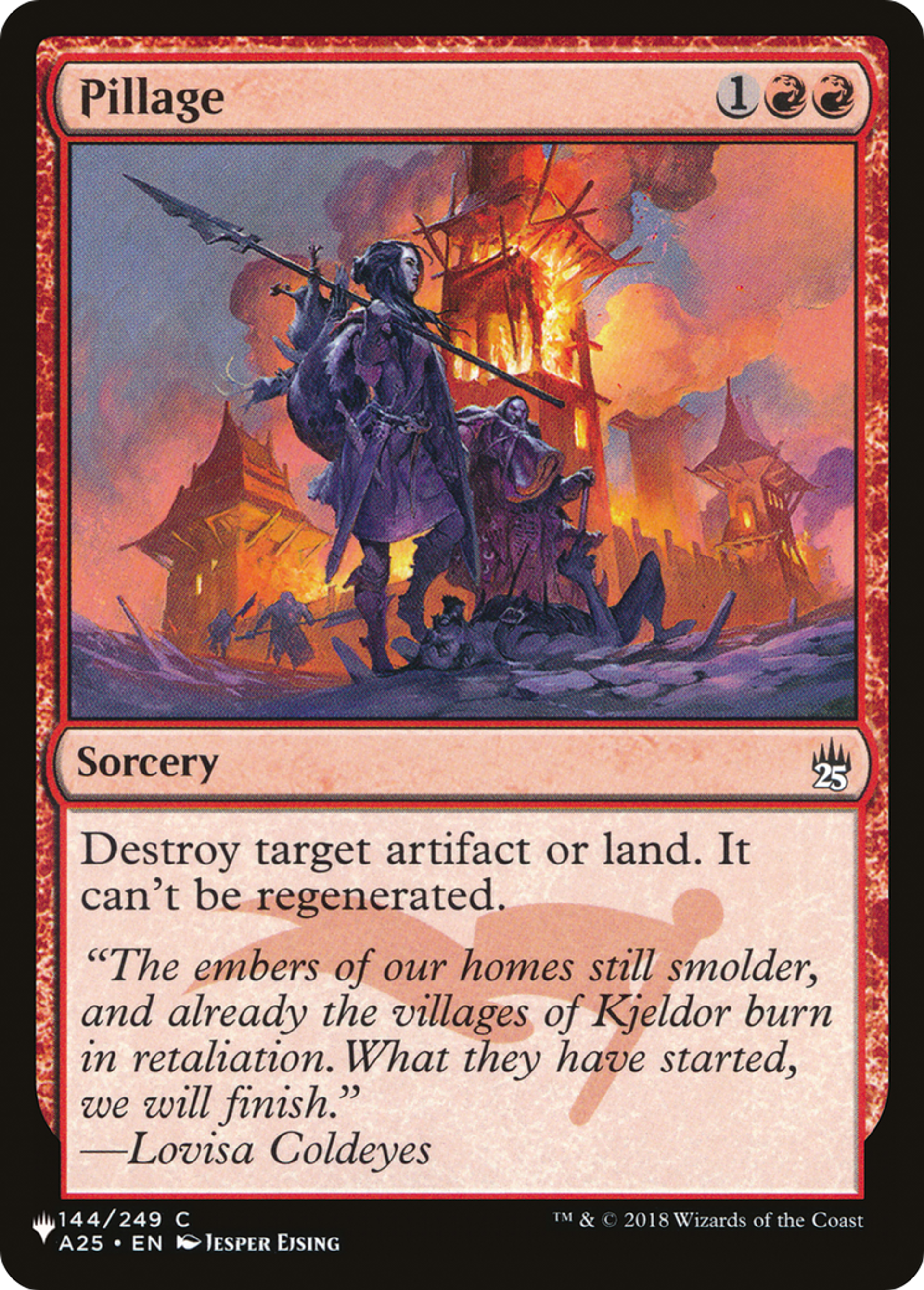 Pillage — The List — Magic: The Gathering