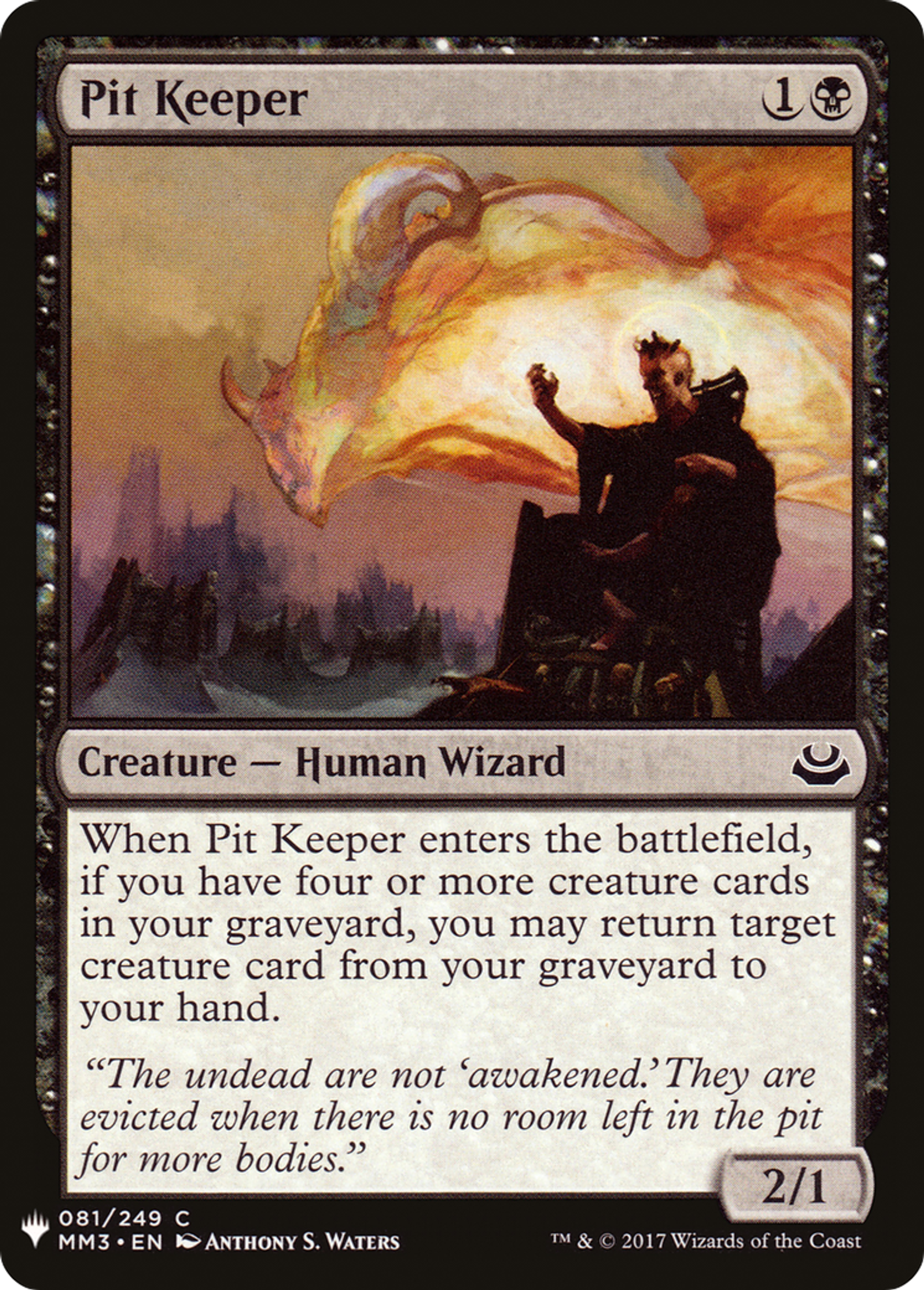 Pit Keeper — The List — Magic: The Gathering