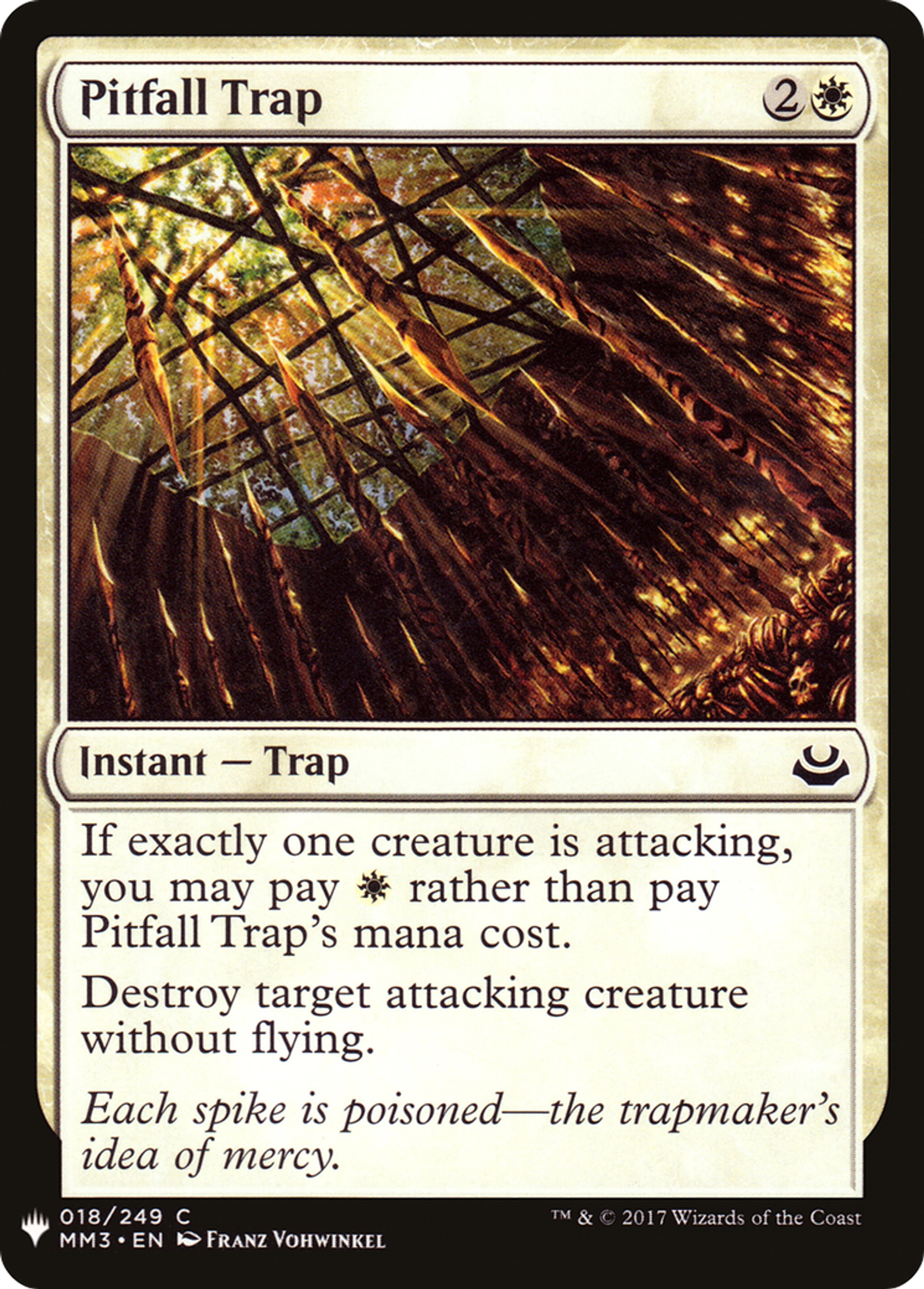 Pitfall Trap — The List — Magic: The Gathering